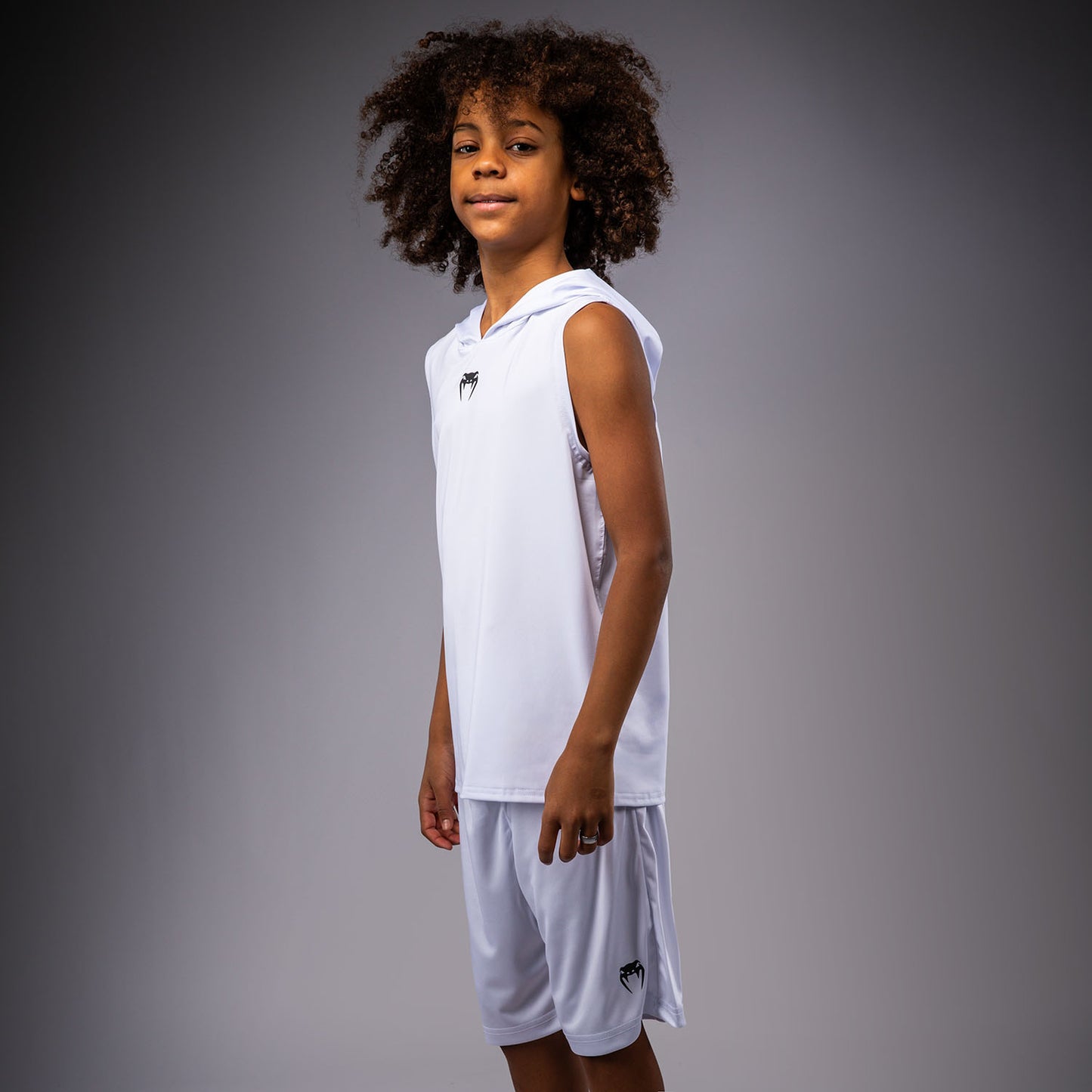 Sweat à capuche sans manches Dry Tech pour Enfants Venum Elite - Blanc - product-type_Sweatshirts