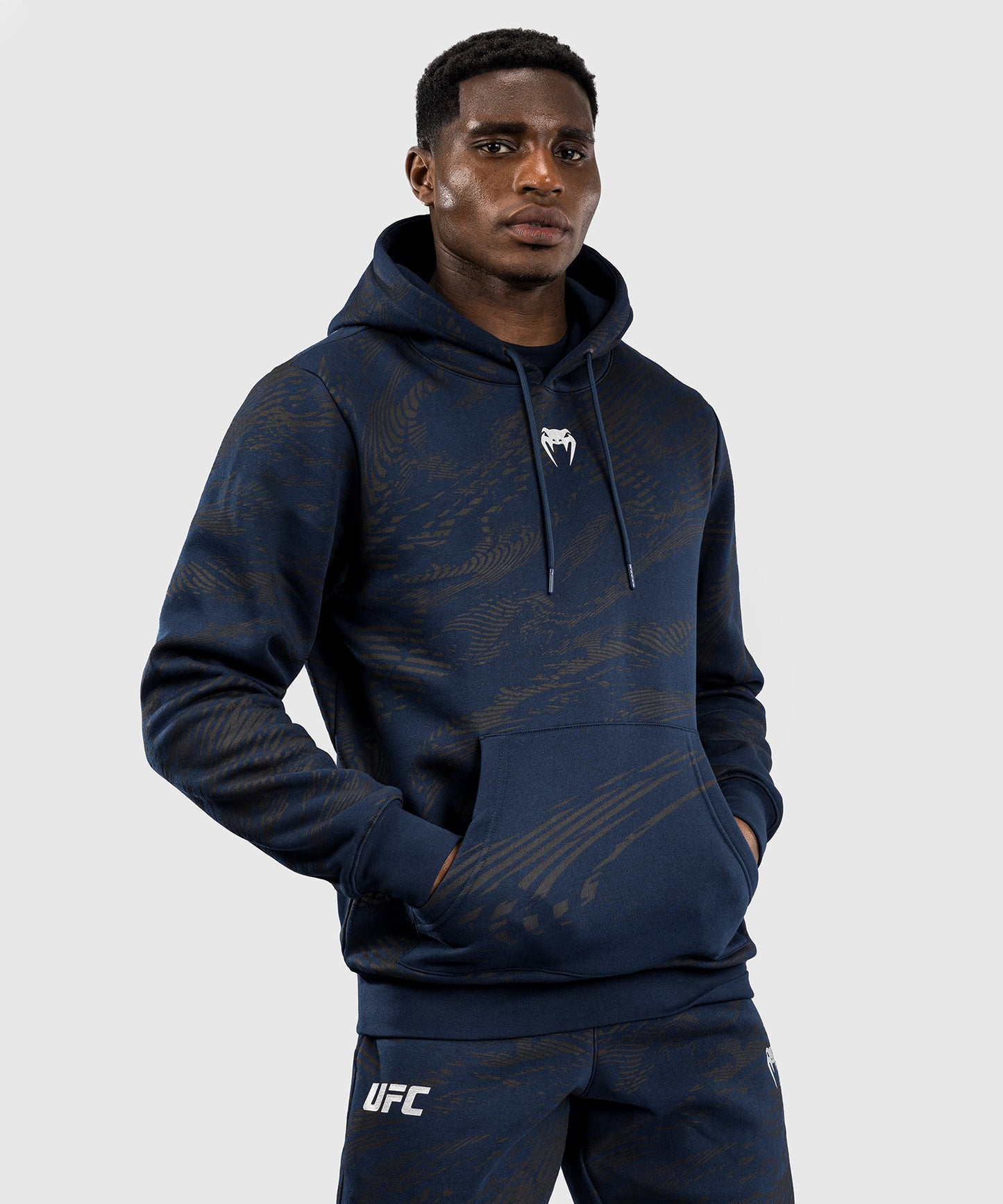 Sweatshirt à Capuche pour Hommes UFC Fusion by Venum Fight Week - Bleu Océanique - product-type_Sweatshirts