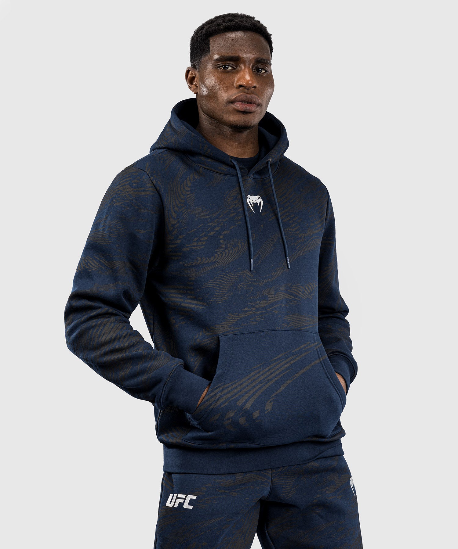 Sweatshirt à Capuche pour Hommes UFC Fusion by Venum Fight Week - Bleu Océanique - product-type_Sweatshirts
