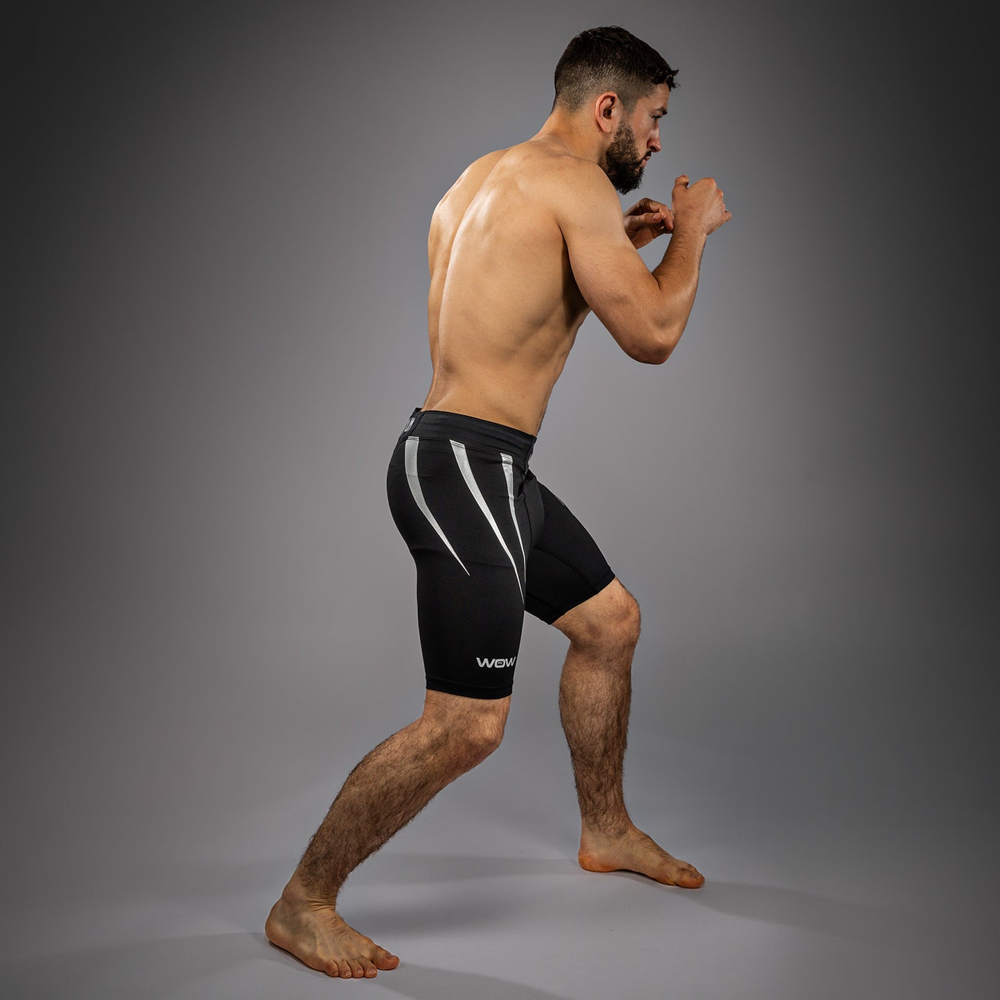 Short de Compression Venum x WOW FC - Noir/Gris - product-type_Shorts de compression