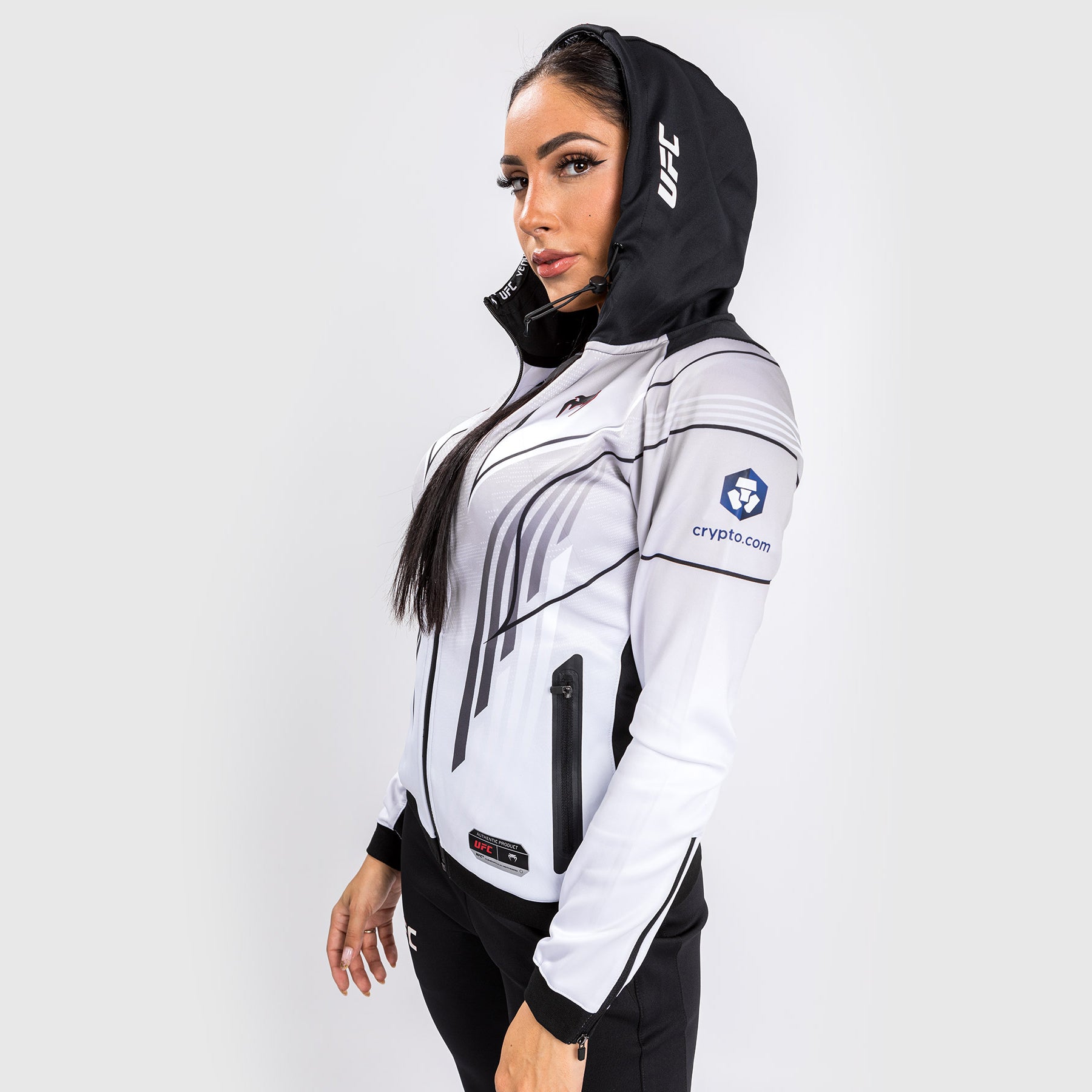 Sweatshirt à Capuche Femme UFC Venum Authentic Fight Night 2.0 - Blanc - product-type_Vestes