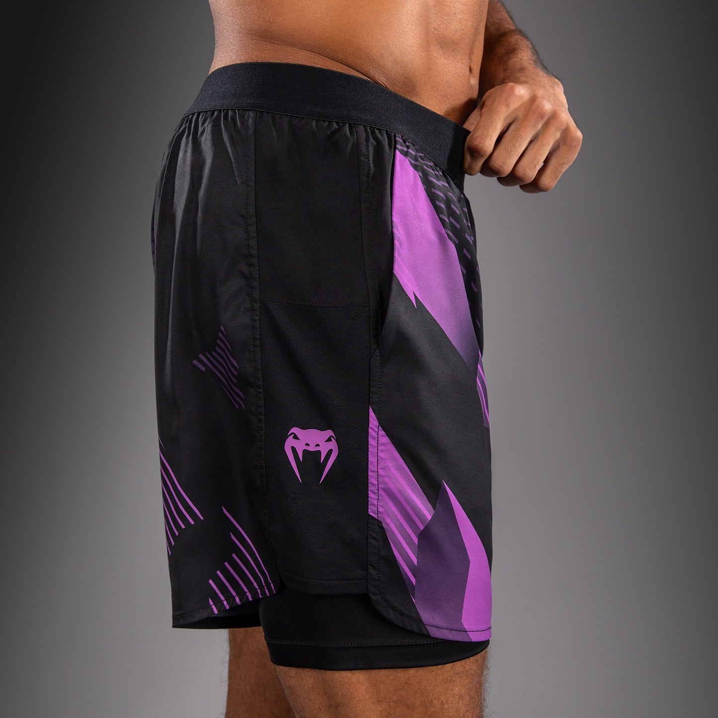 Short d’Entraînement Venum No-Gi 6.0 - Noir/Violet