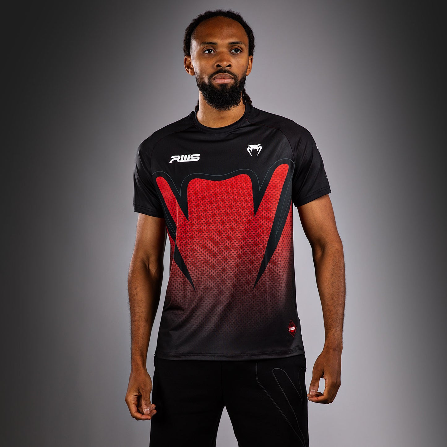 T-shirt Dry-Tech Homme Venum x RWS 2.0 – Noir/Rouge - product-type_T-Shirts Dry Tech