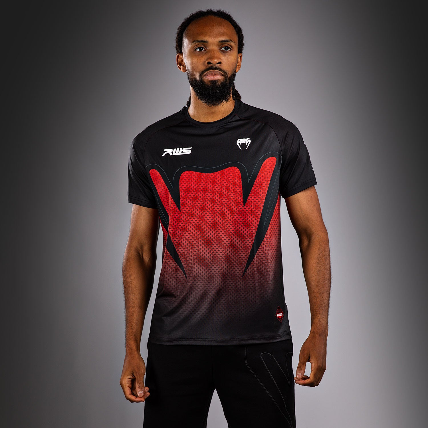 T-shirt Dry-Tech Homme Venum x RWS 2.0 – Noir/Rouge - product-type_T-Shirts Dry Tech