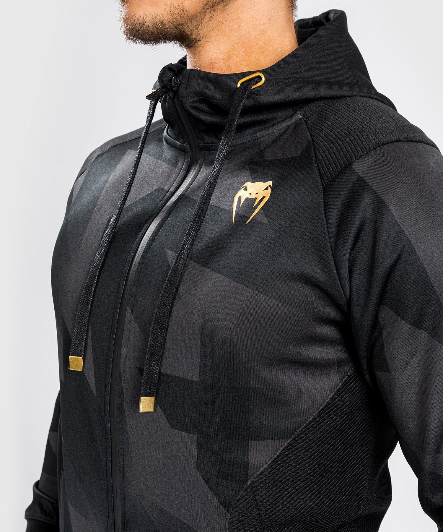 Sweatshirt à Capuche Venum Razor - Noir/Or - product-type_Vestes