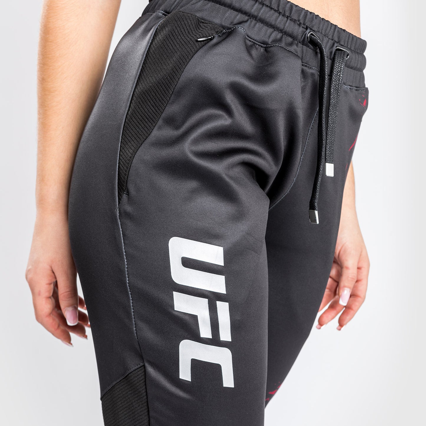 Pantalon de jogging UFC Venum Authentic Fight Week 2.0 - Pour Femmes - Noir/Rouge - product-type_Pantalons de jogging