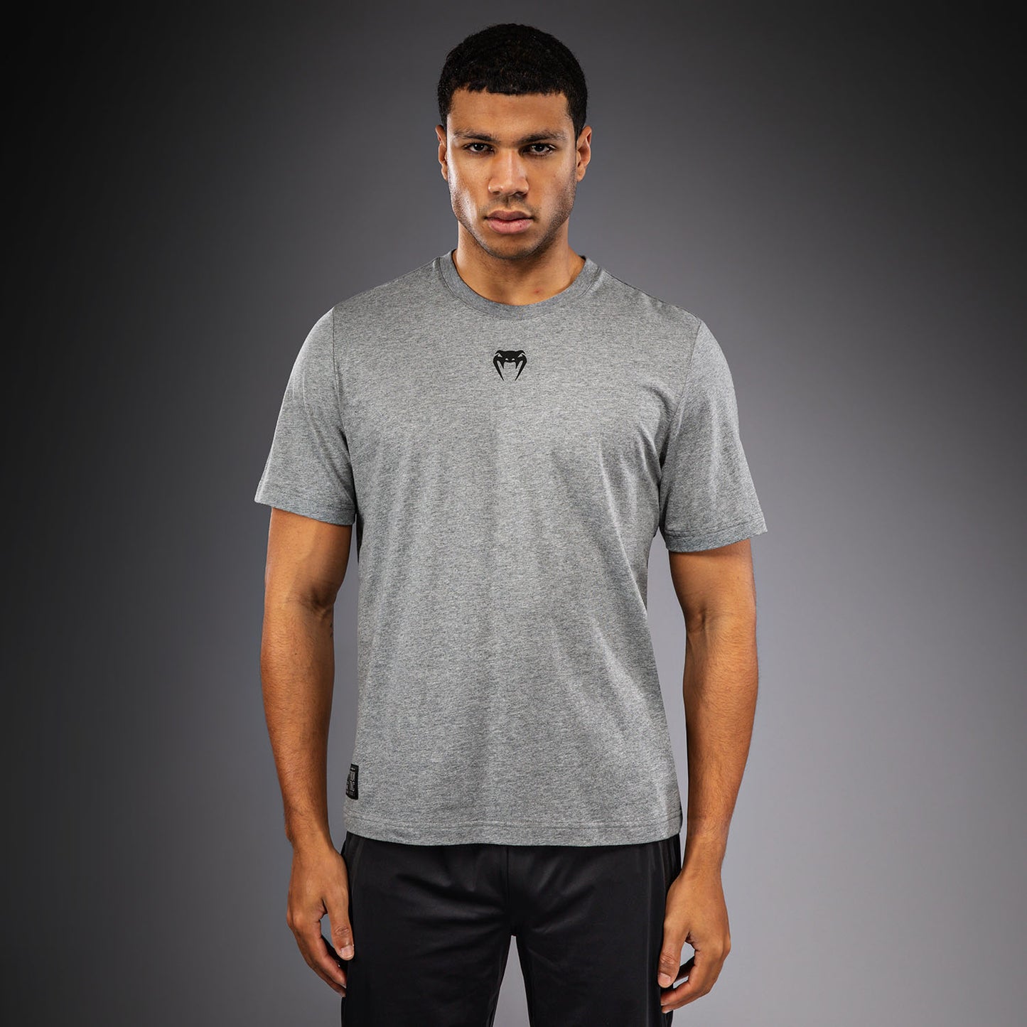 T-shirt en Coton Venum Fight Icon - Gris Chiné Clair