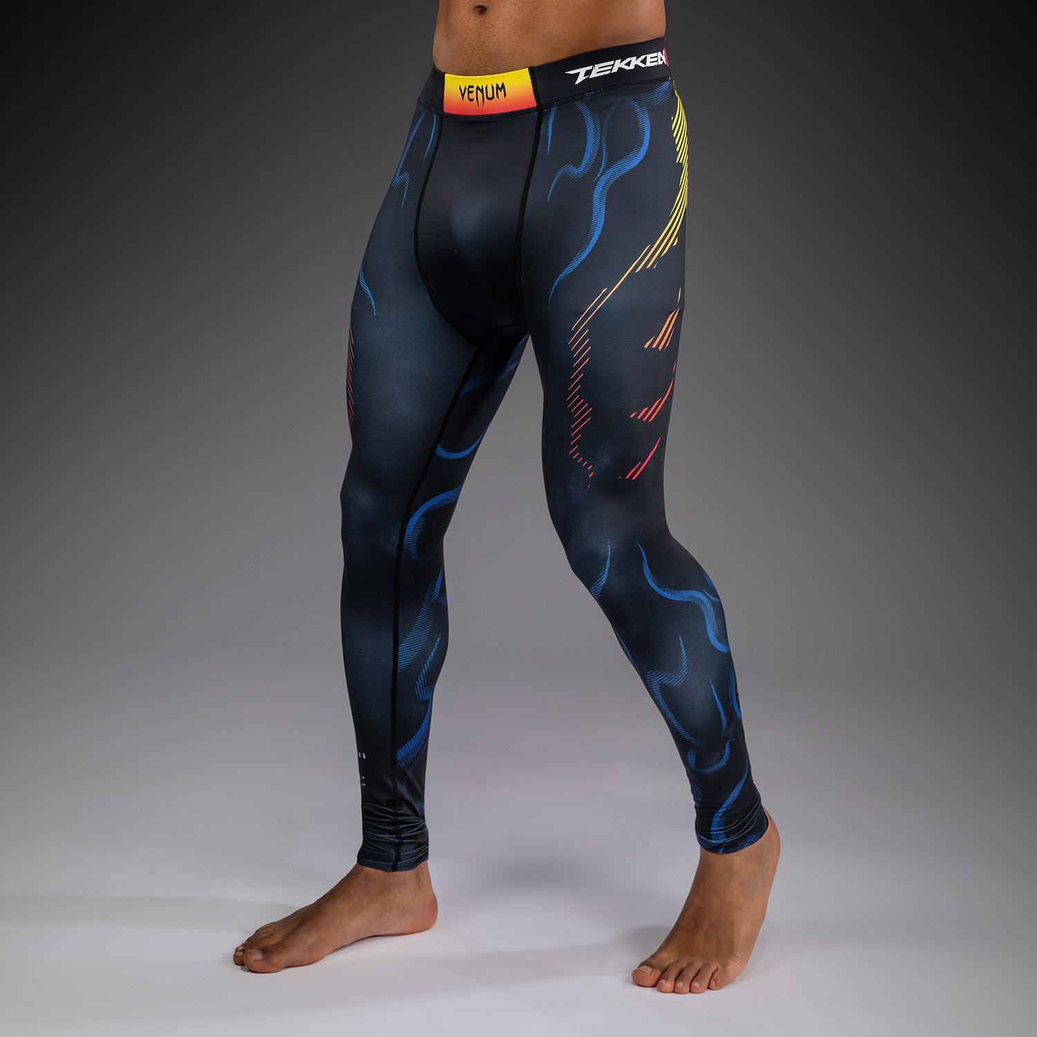 Pantalon de Compression Yoshimitsu Venum x TEKKEN 8 - Noir/Orange - product-type_Pantalons de Compression