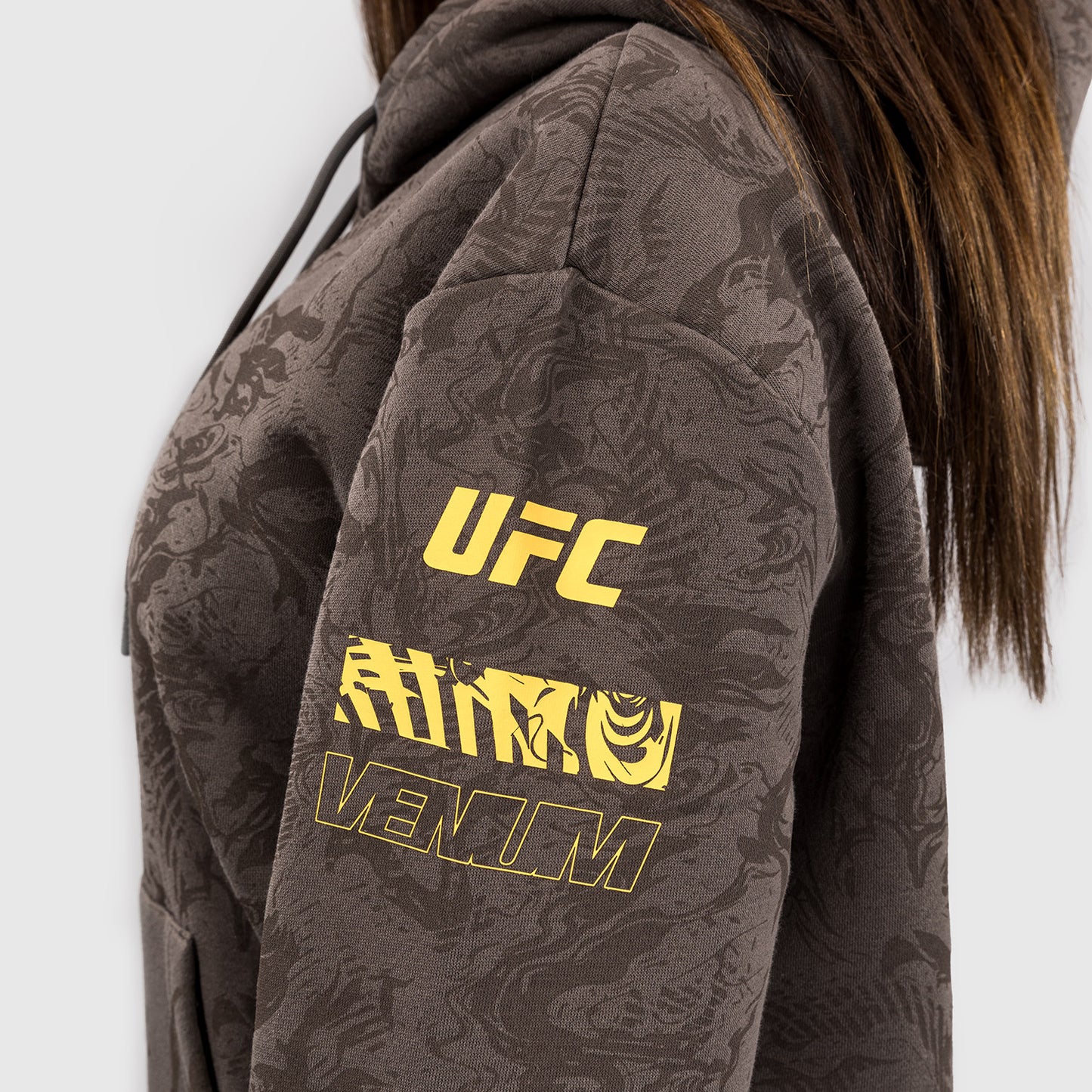 Sweatshirt à Capuche pour Femmes UFC Fusion by Venum Fight Week - Marron Terrestre - product-type_Sweatshirts