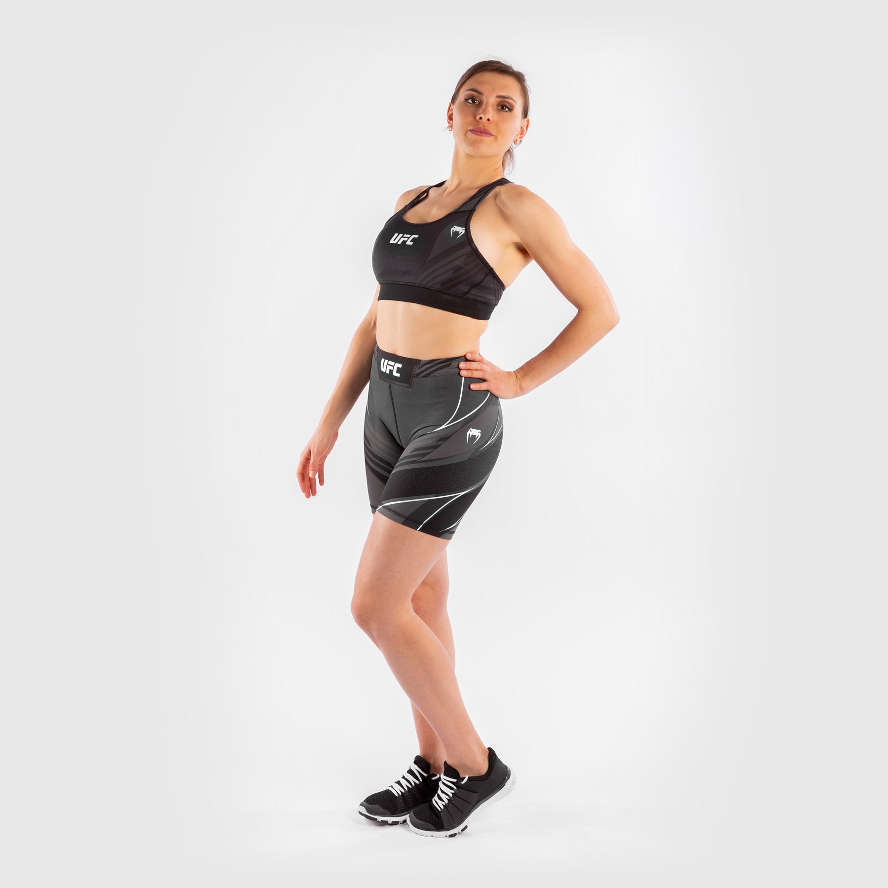 Short de compression pour Femmes UFC Venum Authentic Fight Night - Coupe Longue - Noir - product-type_Shorts de compression