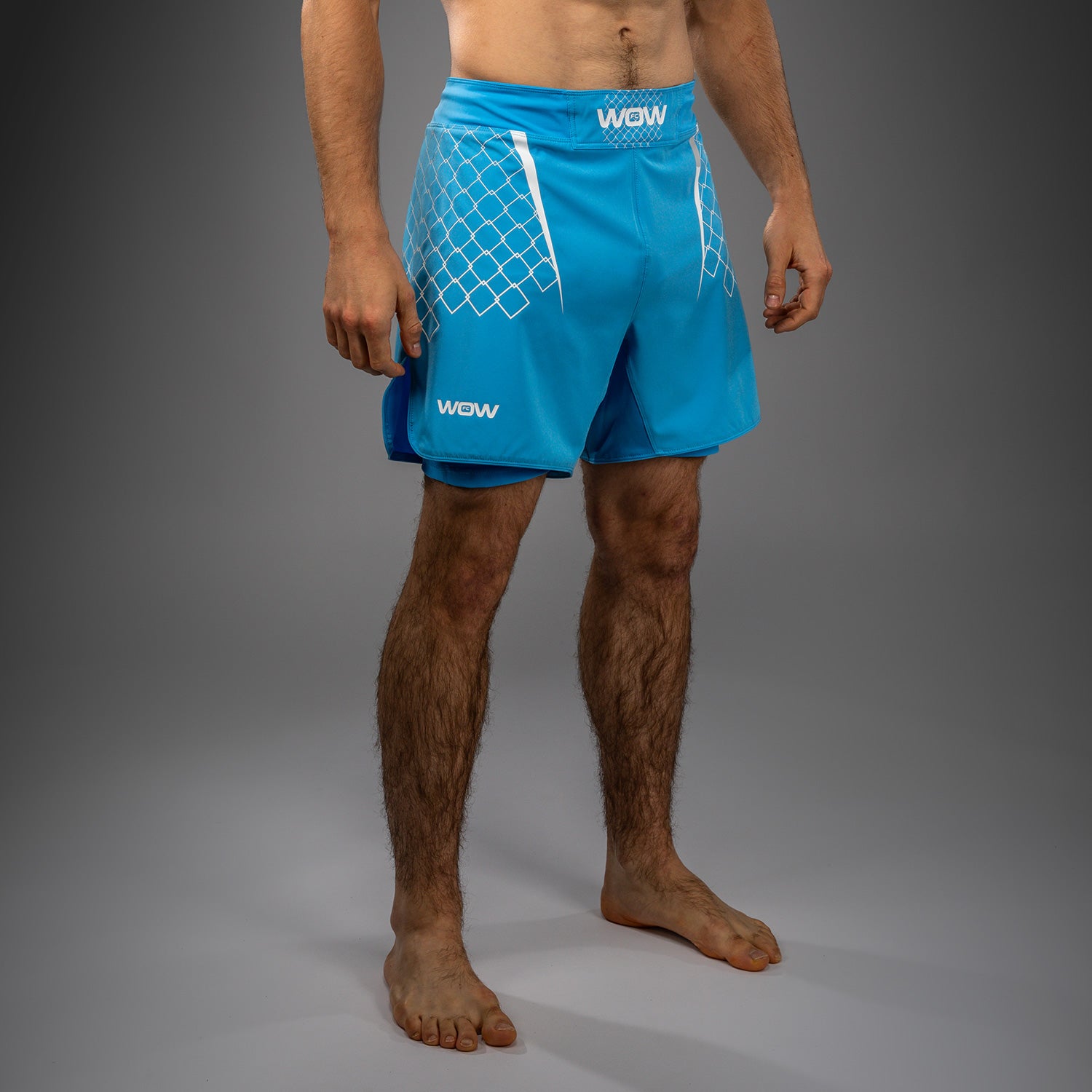 Short de Combat pour Hommes Venum x WOW FC - Bleu - product-type_Shorts de MMA
