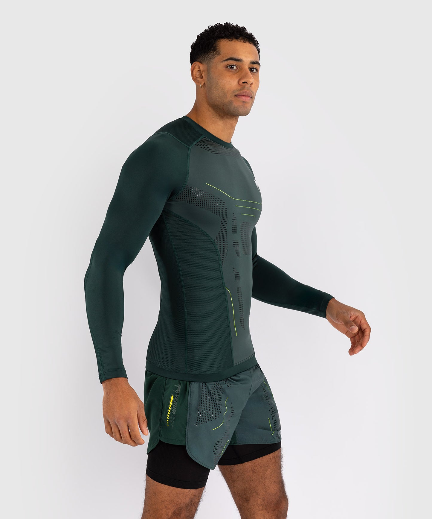 Rashguard Venum Technical 3.0 - Vert Forêt - product-type_T-Shirts de Compression