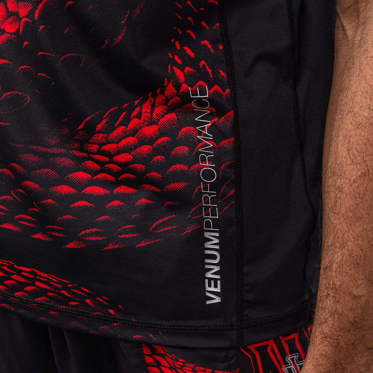 T-shirt Dry Tech Venum Matupa - Noir/Rouge/Argent - product-type_T-Shirts Dry Tech