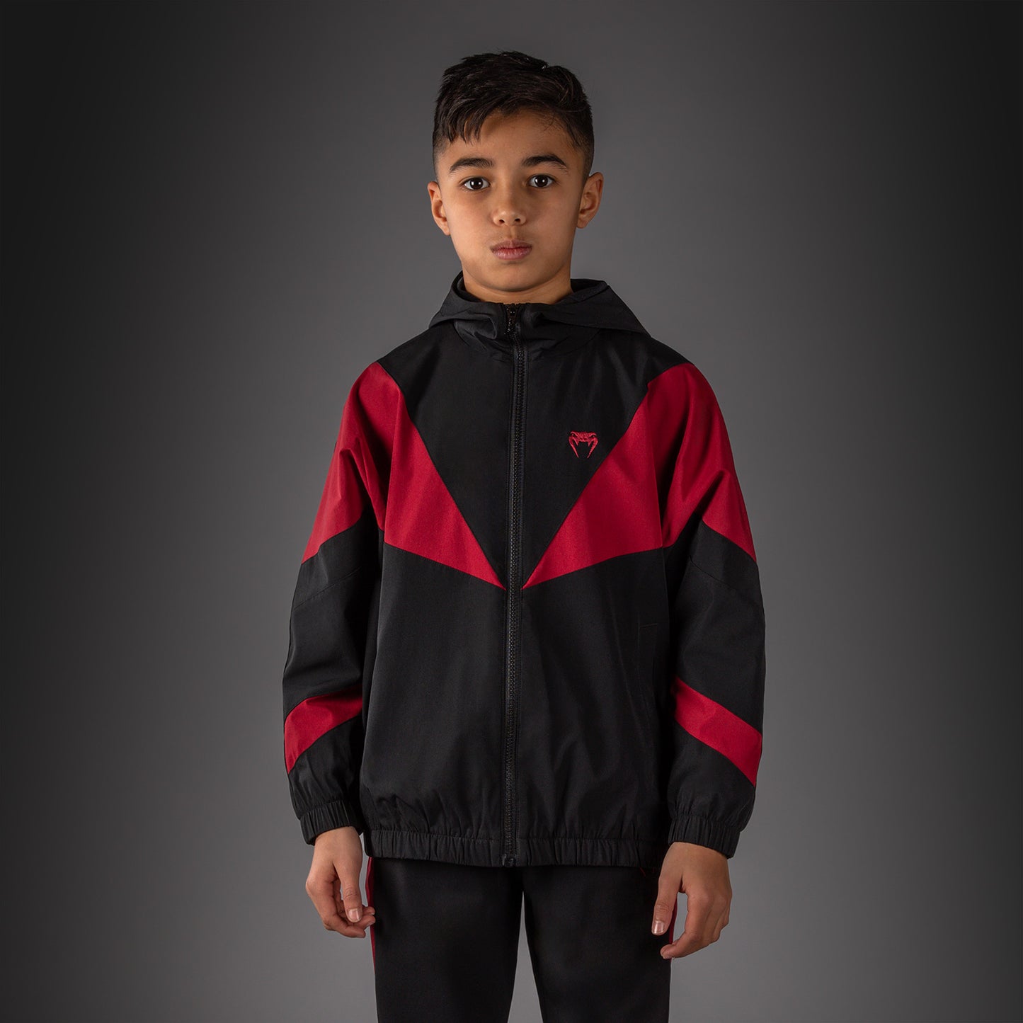 Veste de Survêtement Pour Enfant Venum Vectra - Noir/Rouge