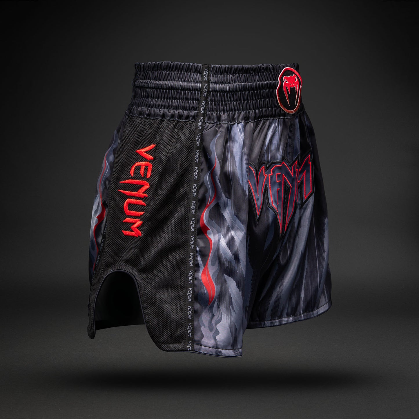 Short de Muay Thaï Venum Demon - Noir/Gris