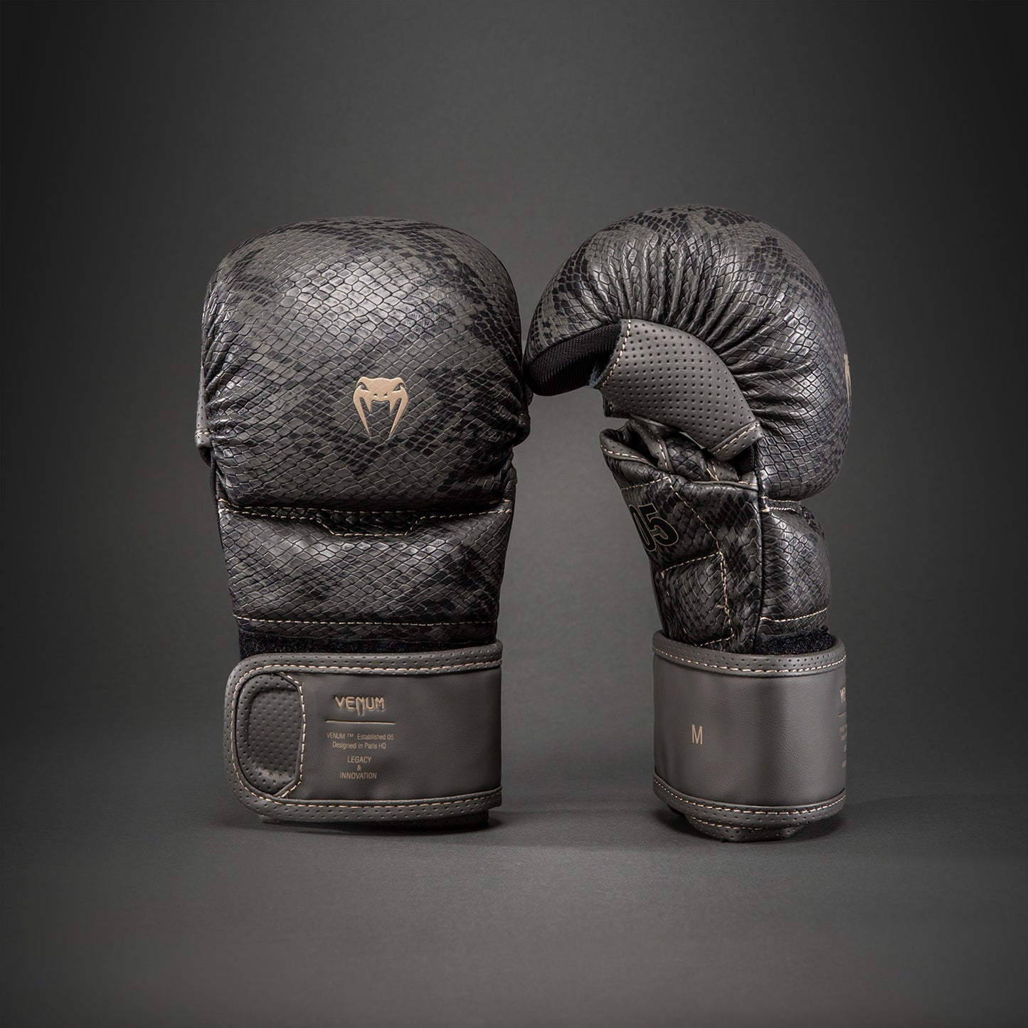 Gants de sparring MMA Venum Impact Evo Scales - Gris foncé - product-type_Gants de Sparring