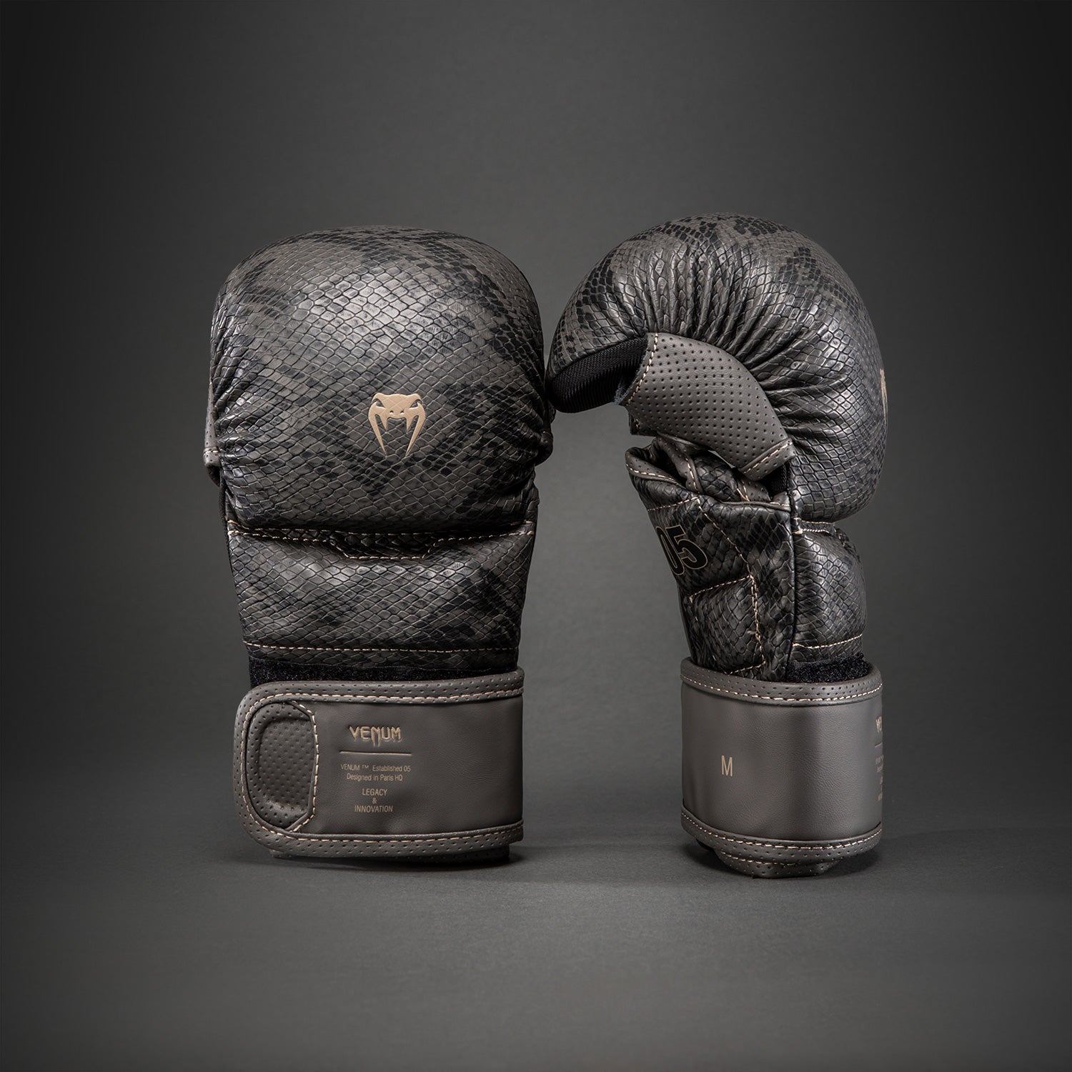 Gants de sparring MMA Venum Impact Evo Scales - Gris foncé - product-type_Gants de Sparring