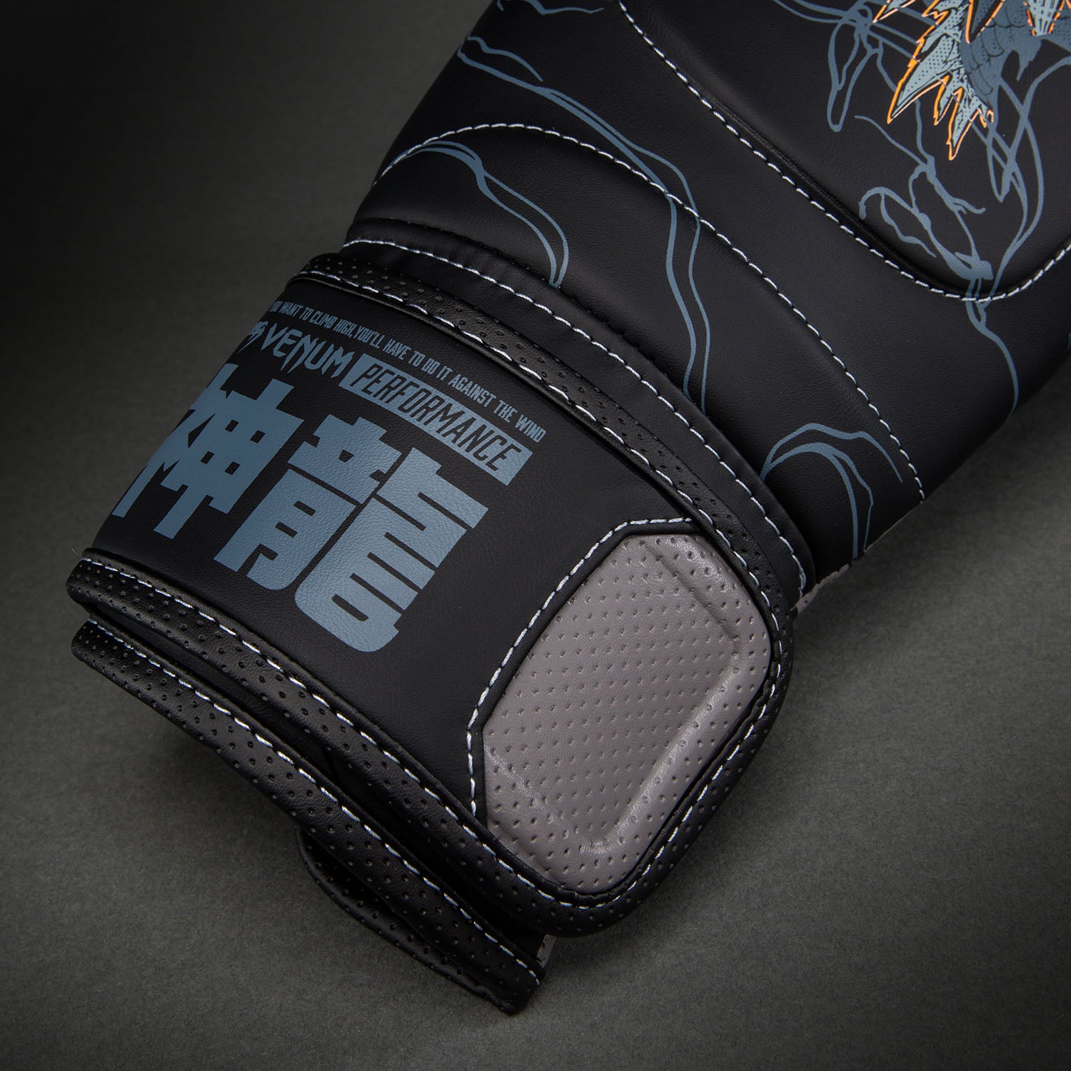 Gants de boxe Venum Thunder Dragon – Noir/Gris/Cuivre - product-type_Gants de boxe