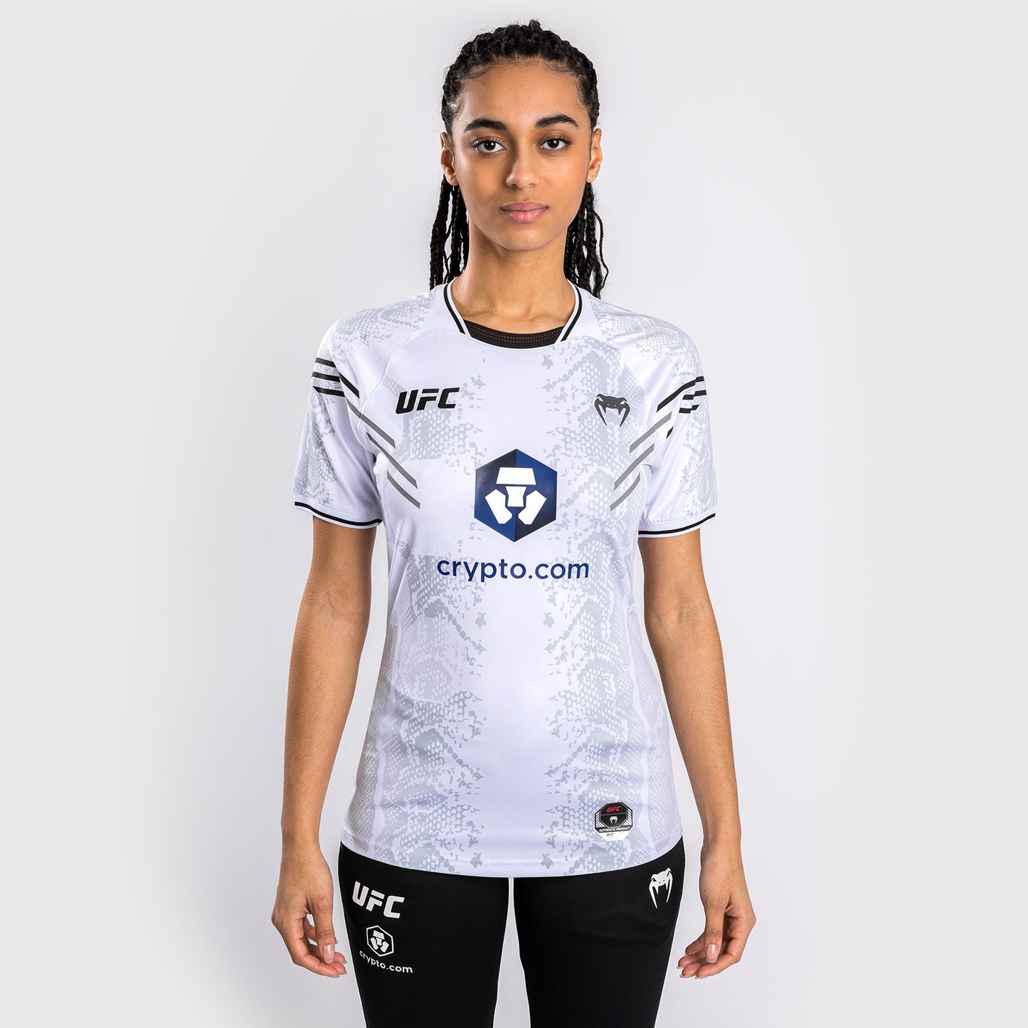 T-shirt Technique pour Femmes UFC Adrenaline by Venum Authentic Fight Night - Blanc - product-type_T-Shirts Dry Tech