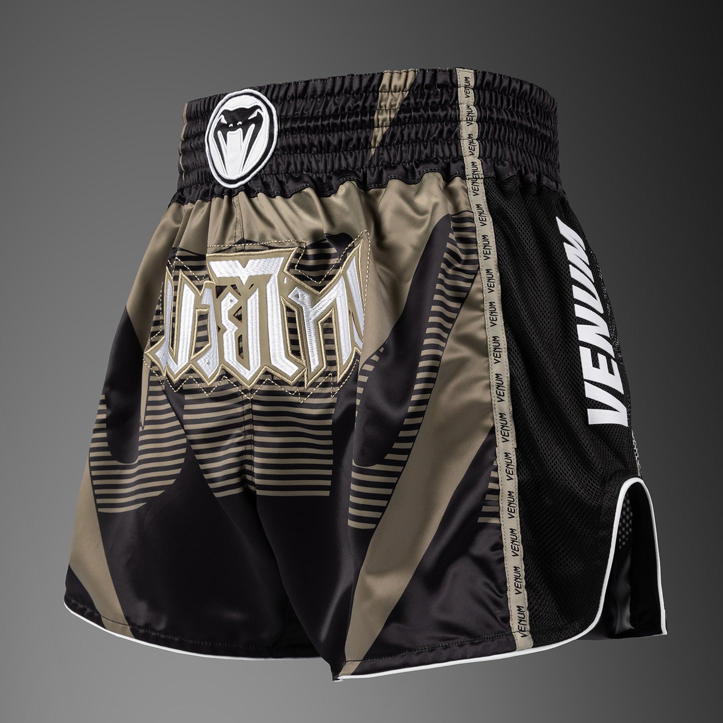 Short de Muay Thai Venum Adrenaline – Noir/Sable - product-type_Shorts de Muay Thai