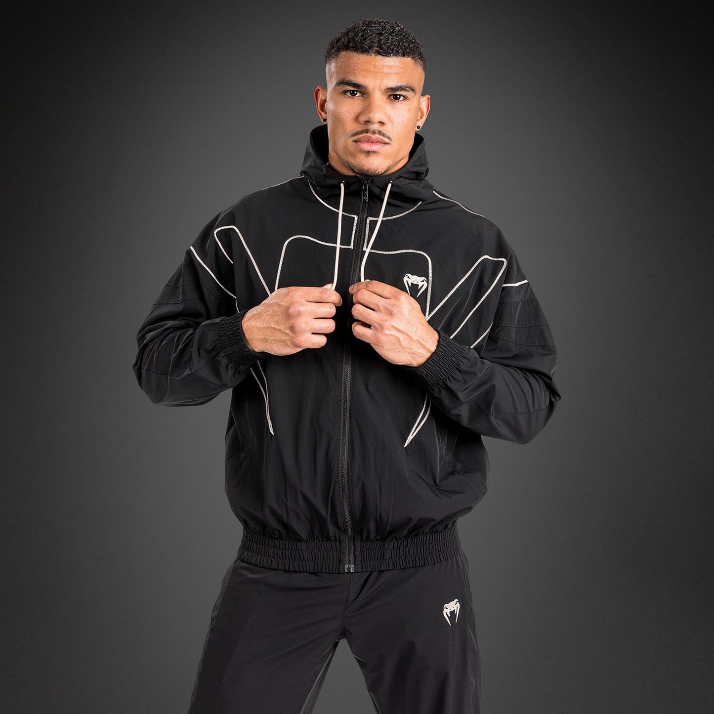 Veste de survêtement Venum Attack 90 - Noir/Blanc - product-type_Vestes