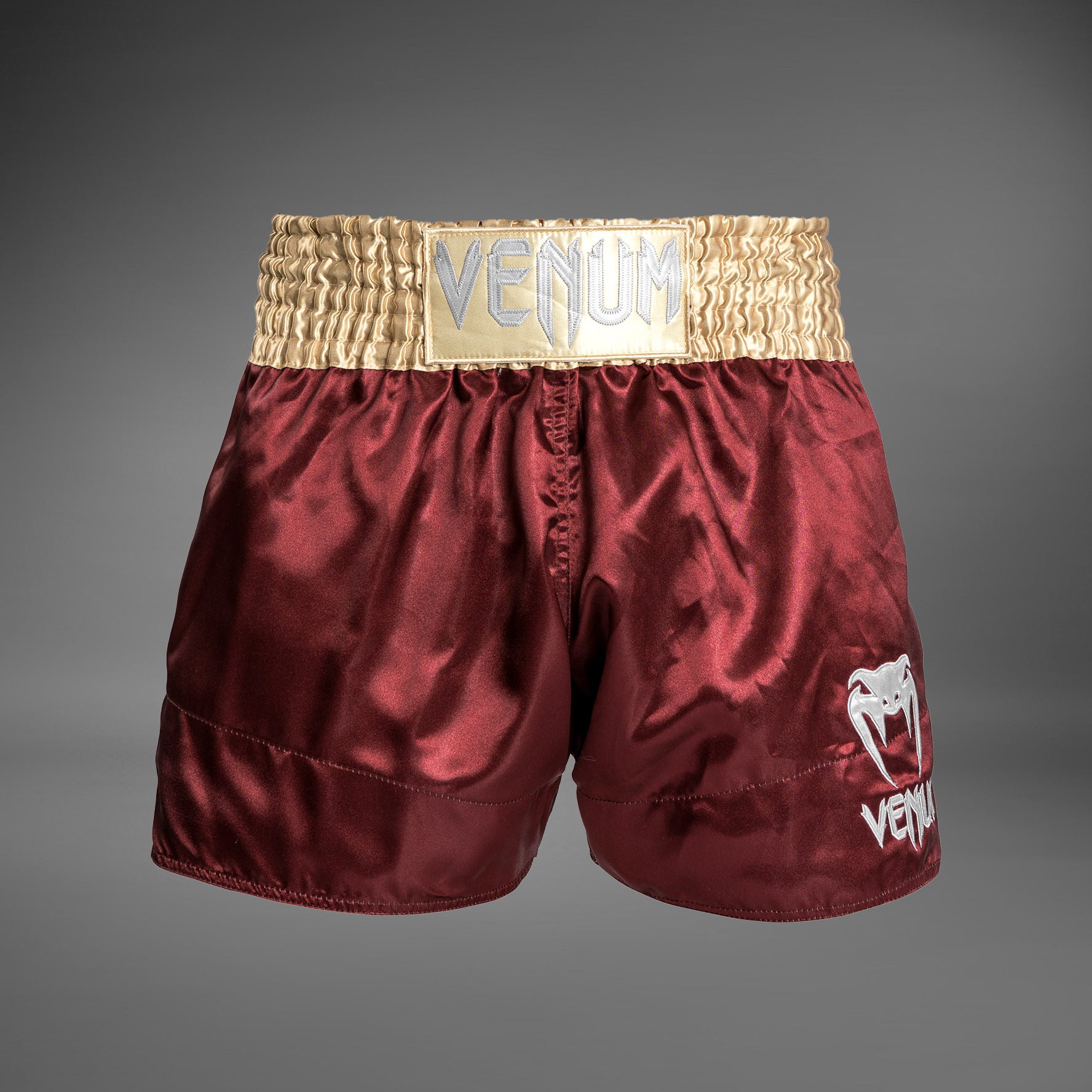 Venum Classic Short Muay Thai - Bordeaux/Or/Blanc - product-type_Shorts de Muay Thai