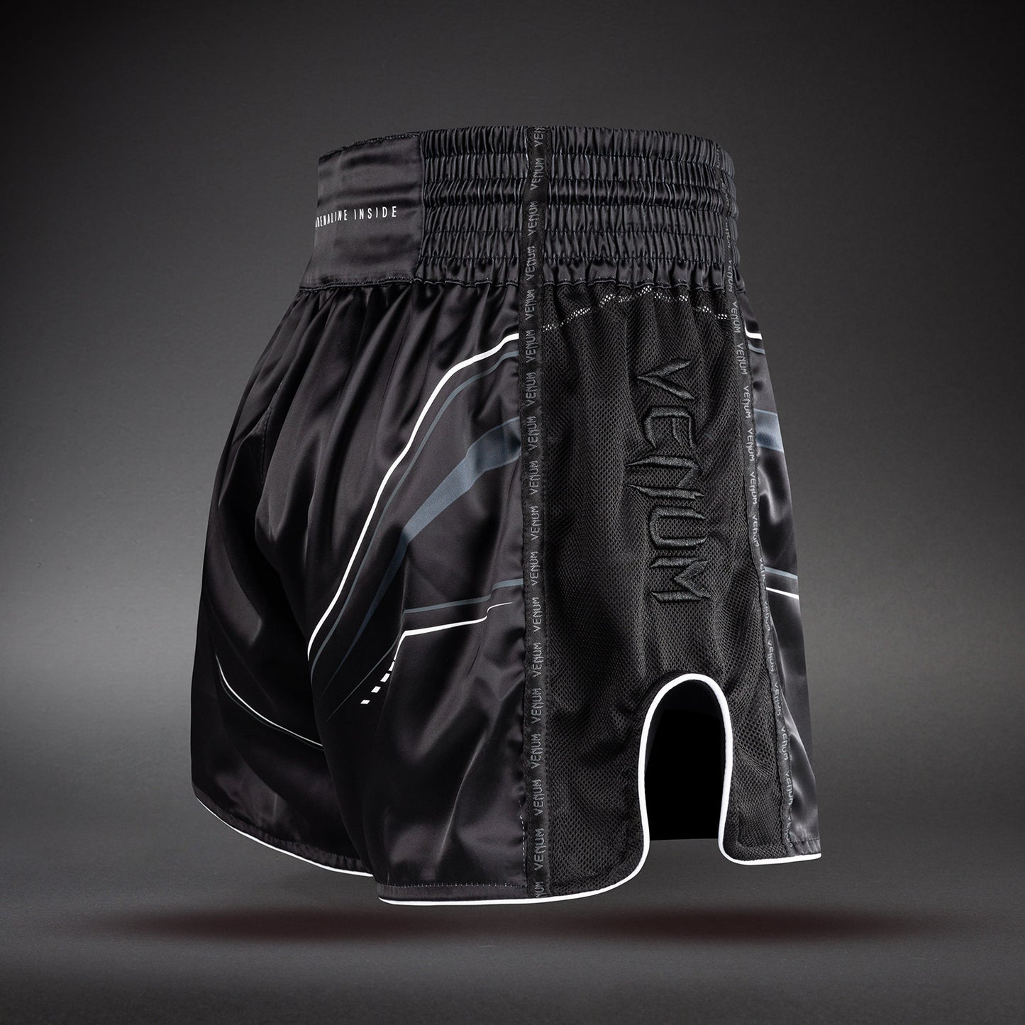 Short de Muay Thaï Venum Streamline – Noir/Blanc - product-type_Shorts de Muay Thai