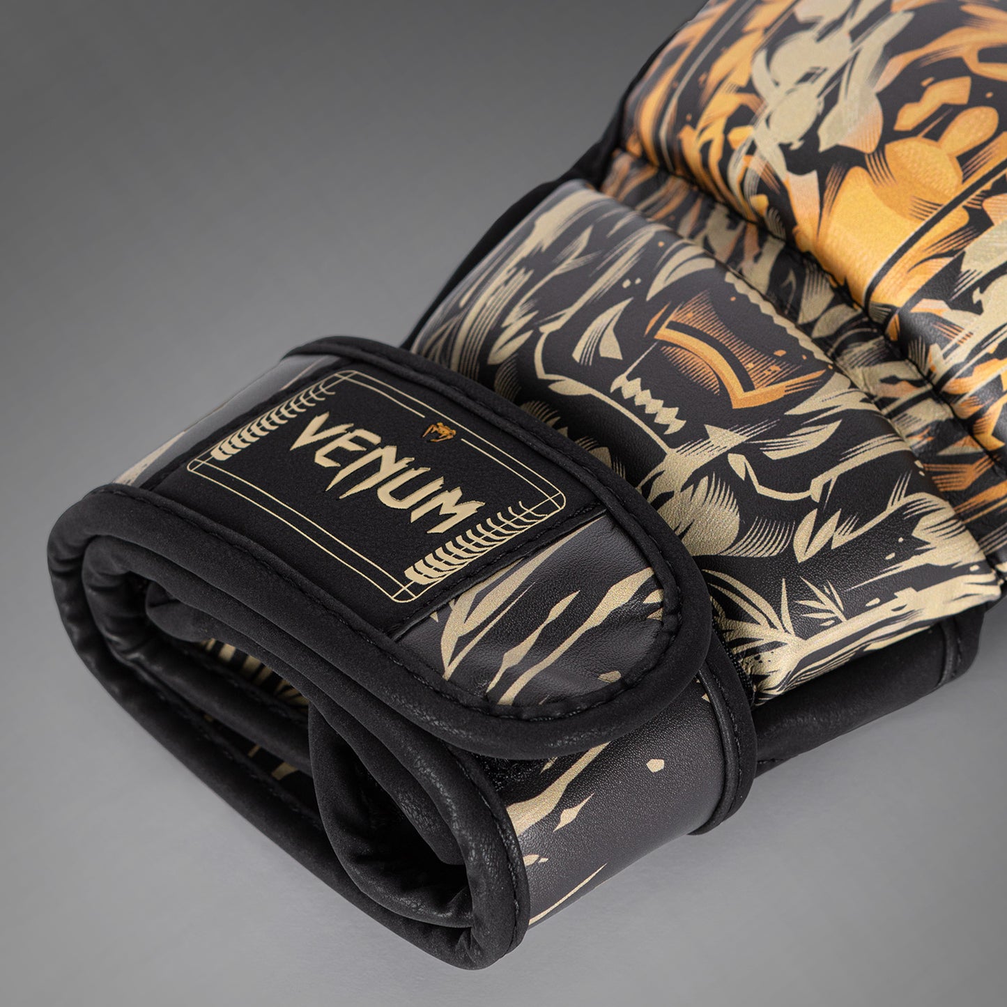 Gants MMA Venum Tiger pour Hommes - Noir/Orange Néon - product-type_Gants de MMA