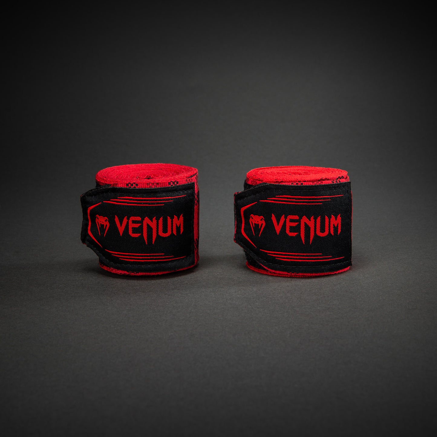 Bandes de Boxe Venum Kontact Evo Tartan - Rouge Fury - product-type_Bandages de boxe