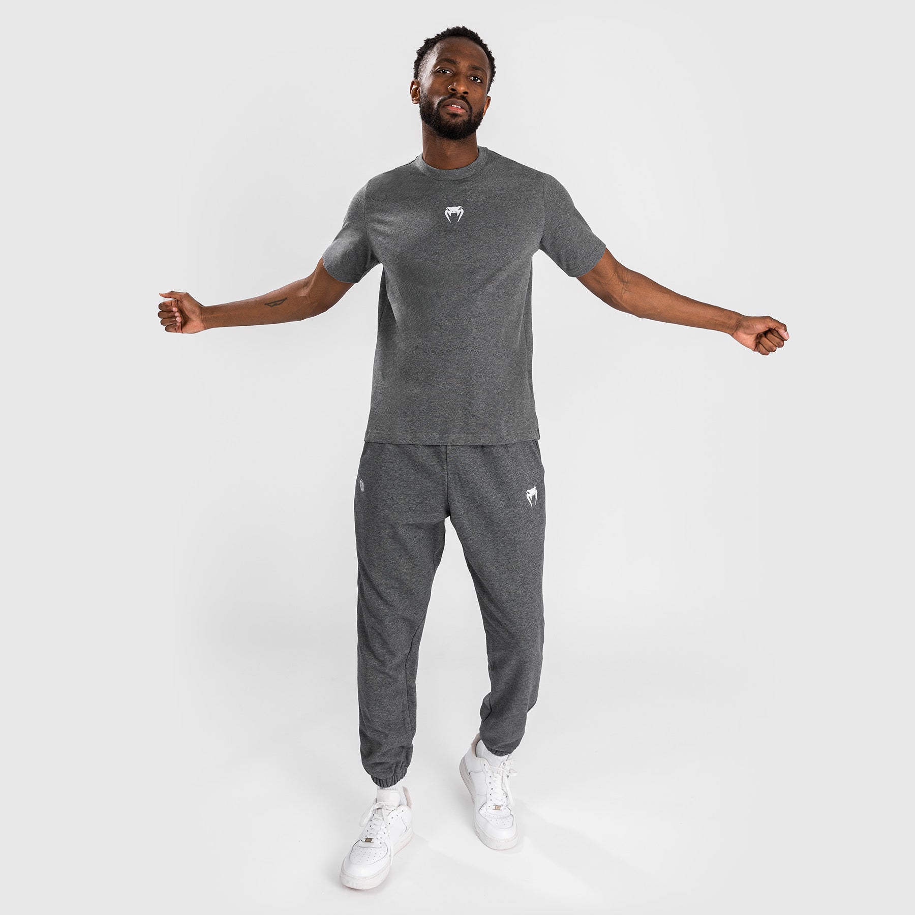 T-Shirt pour Hommes Venum Vortex XL - Gris Foncé Chiné - product-type_T-Shirts