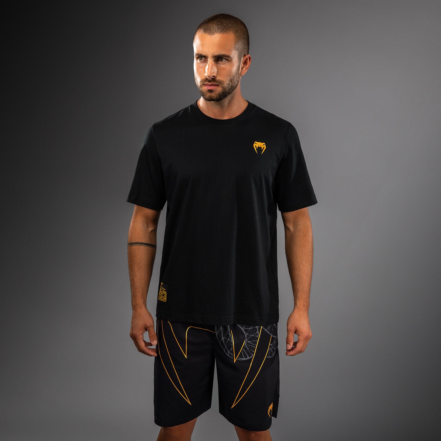 T-shirt Venum Serpenti – Noir/Argent/Or - product-type_T-Shirts