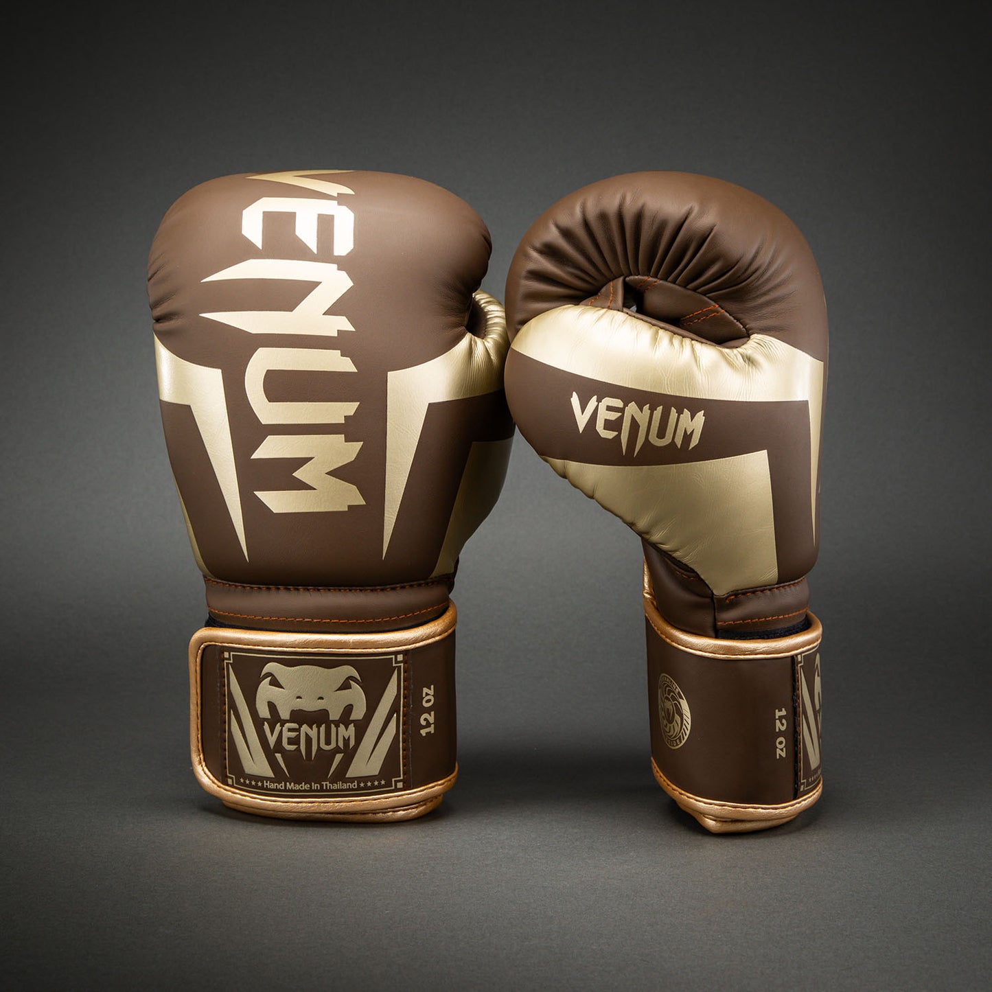 Gants de boxe Venum Elite - Marron foncé - product-type_Gants de boxe