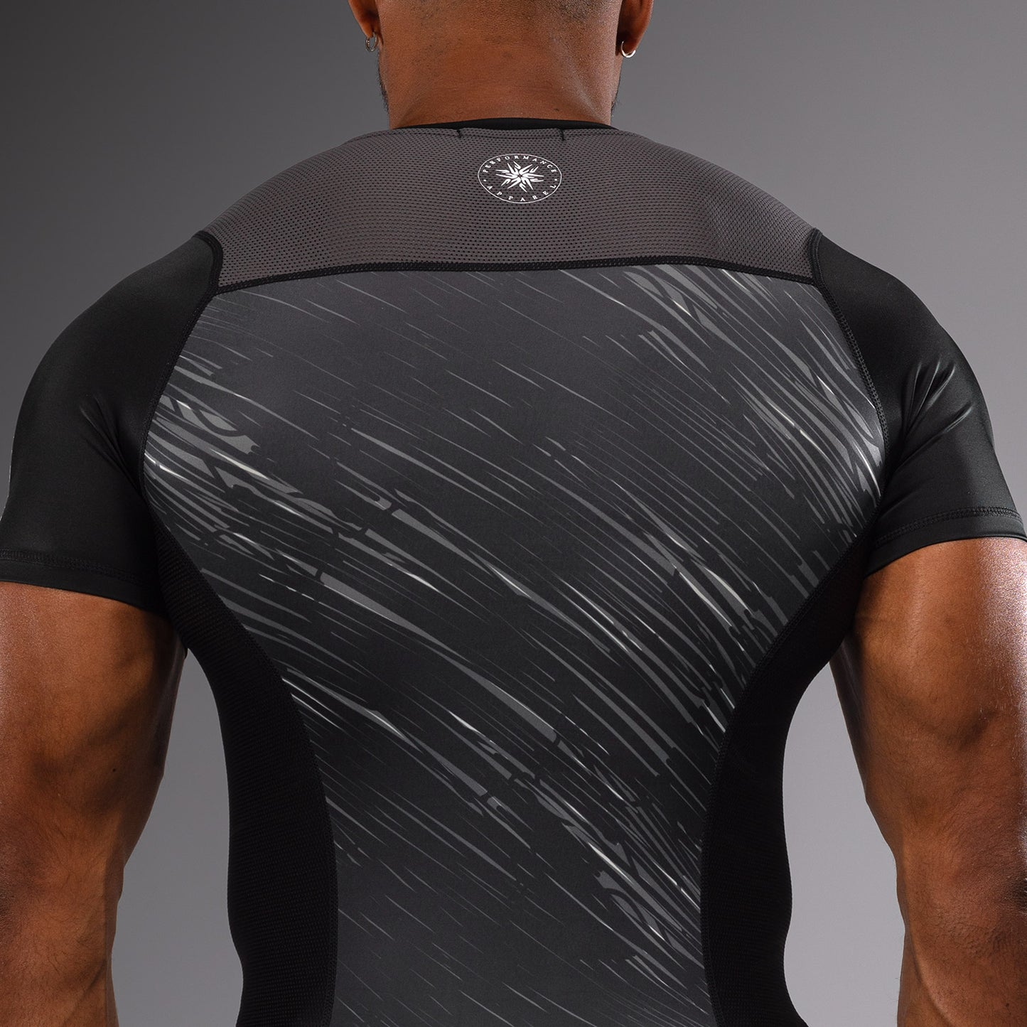 Rashguard Manches Courtes Venum Rapid - Noir/Gris Orage - product-type_T-Shirts de Compression