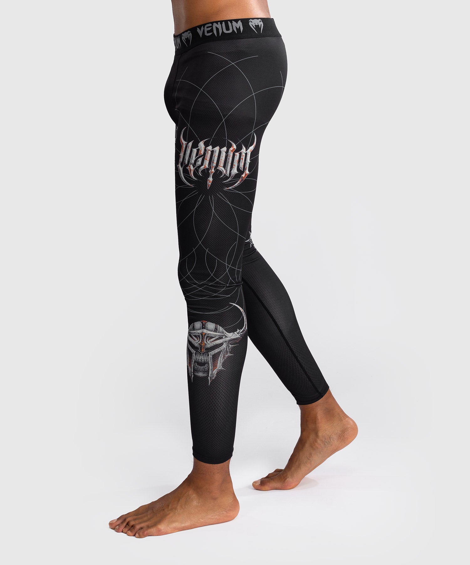 Pantalon de Compression pour Hommes Venum Gladiator 5.0 - Noir/Argent - product-type_Pantalons de Compression
