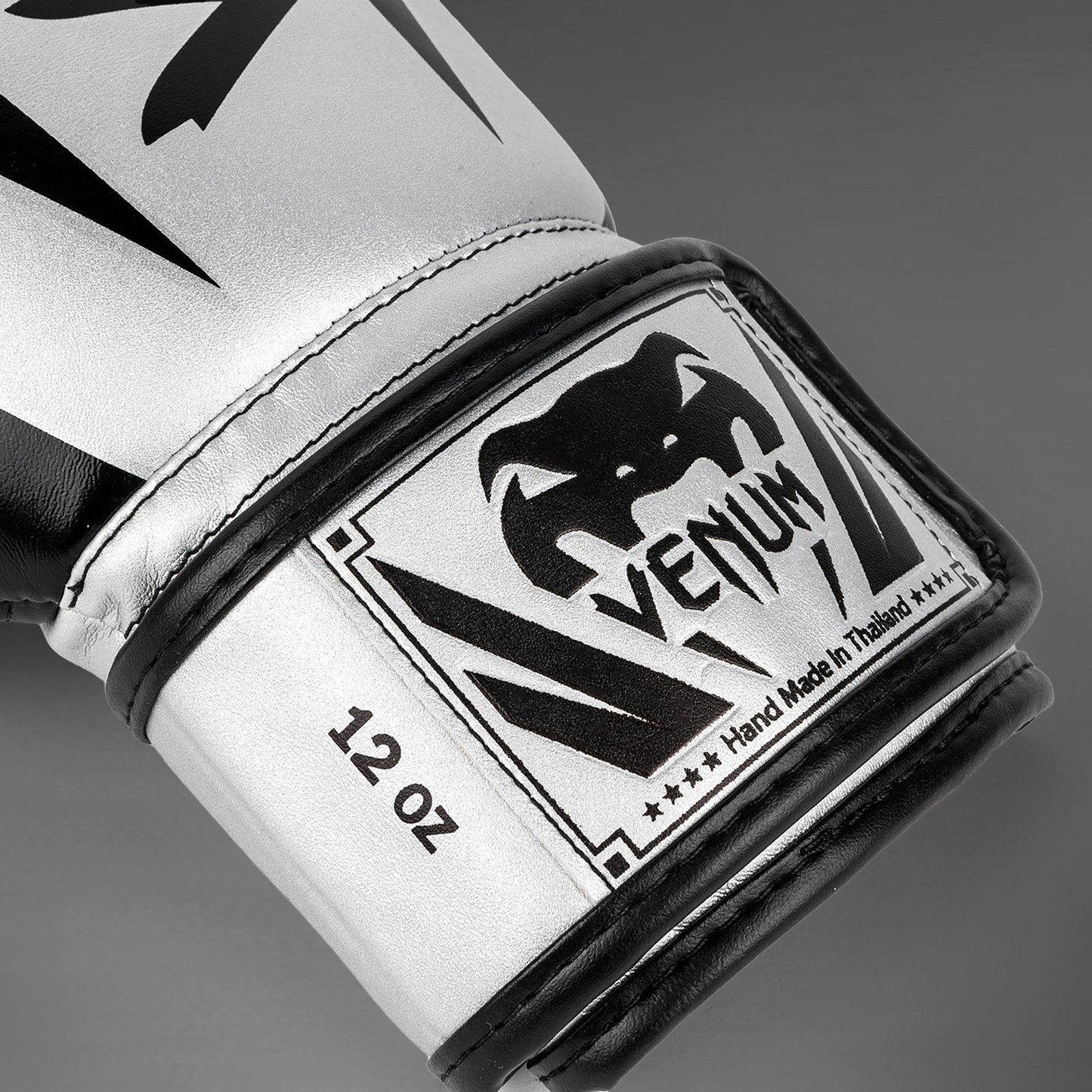 Gants de boxe Venum Elite - Argent/Noir