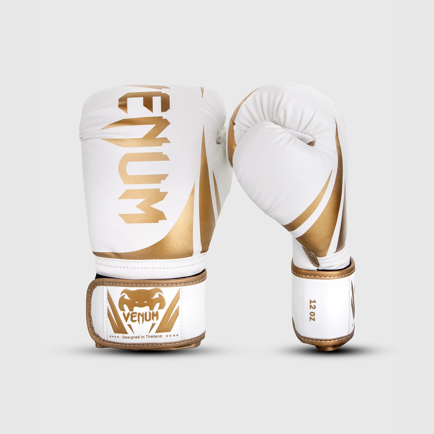 Gants de boxe Venum Challenger 2.0 - Blanc/Or - Venum France