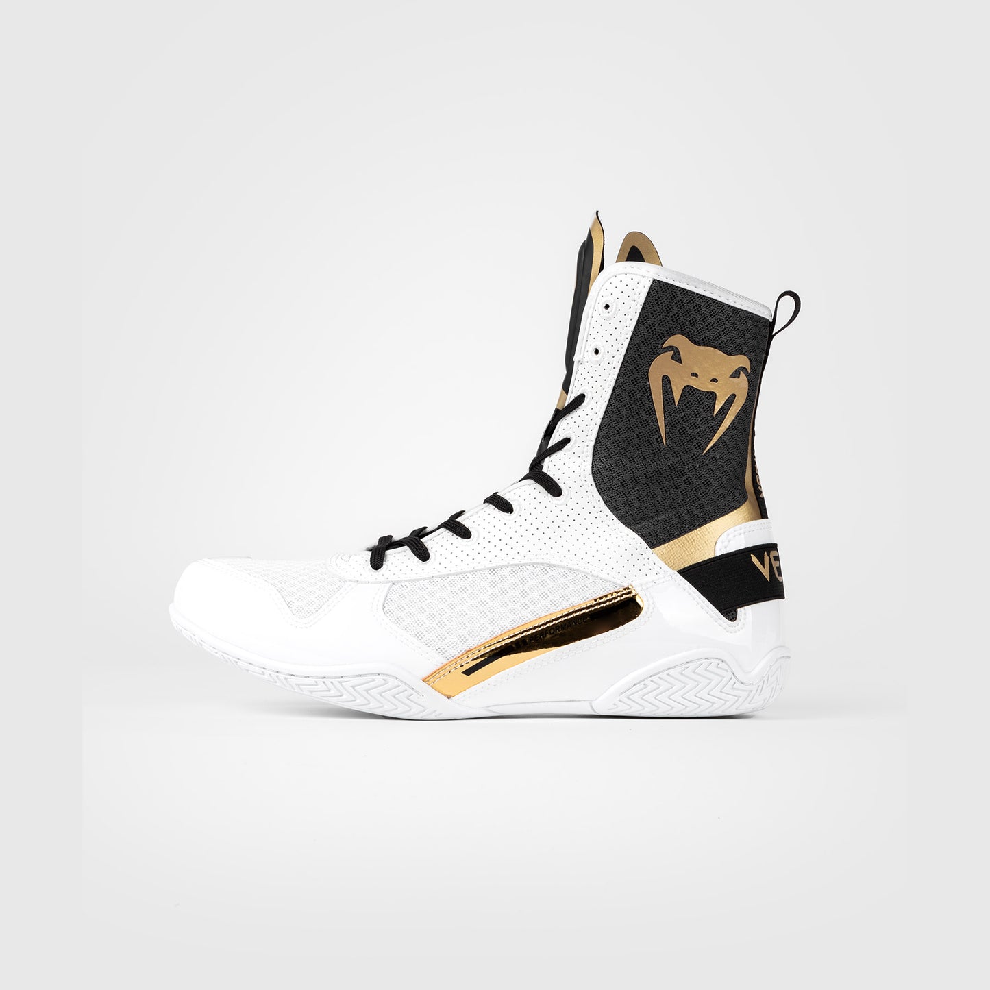 Chaussure de Boxe Venum Elite - Blanc/Noir/Or - product-type_Chaussures de boxe