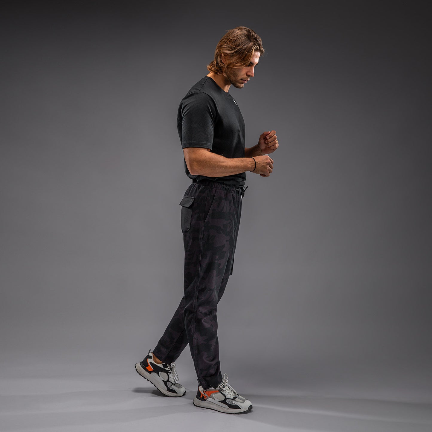 Jogging pour Hommes Venum Trooper - Noir/Violet - product-type_Pantalons de jogging
