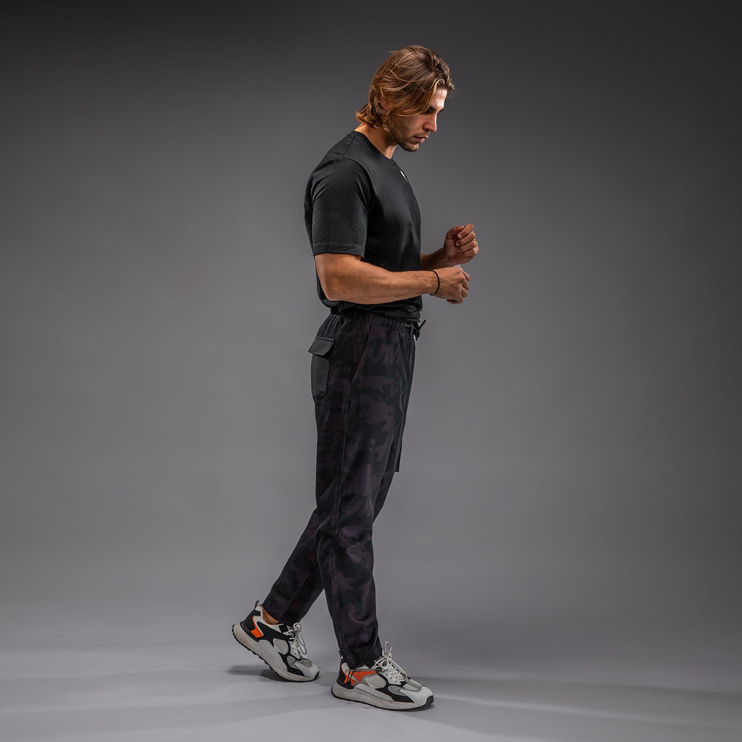 Jogging pour Hommes Venum Trooper - Noir/Violet - product-type_Pantalons de jogging