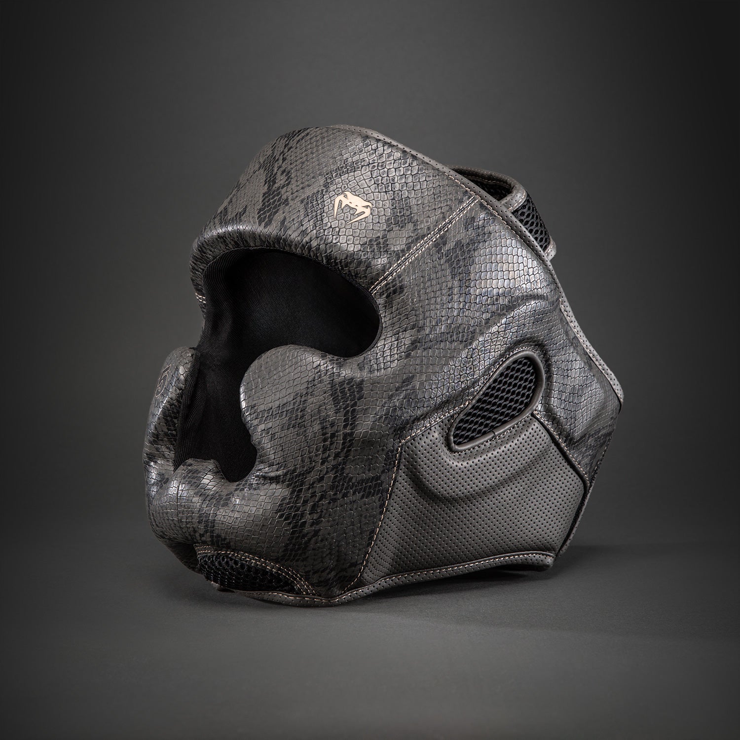 Casque de Protection Venum Impact Evo Scales – Gris Foncé - product-type_Casques de boxe