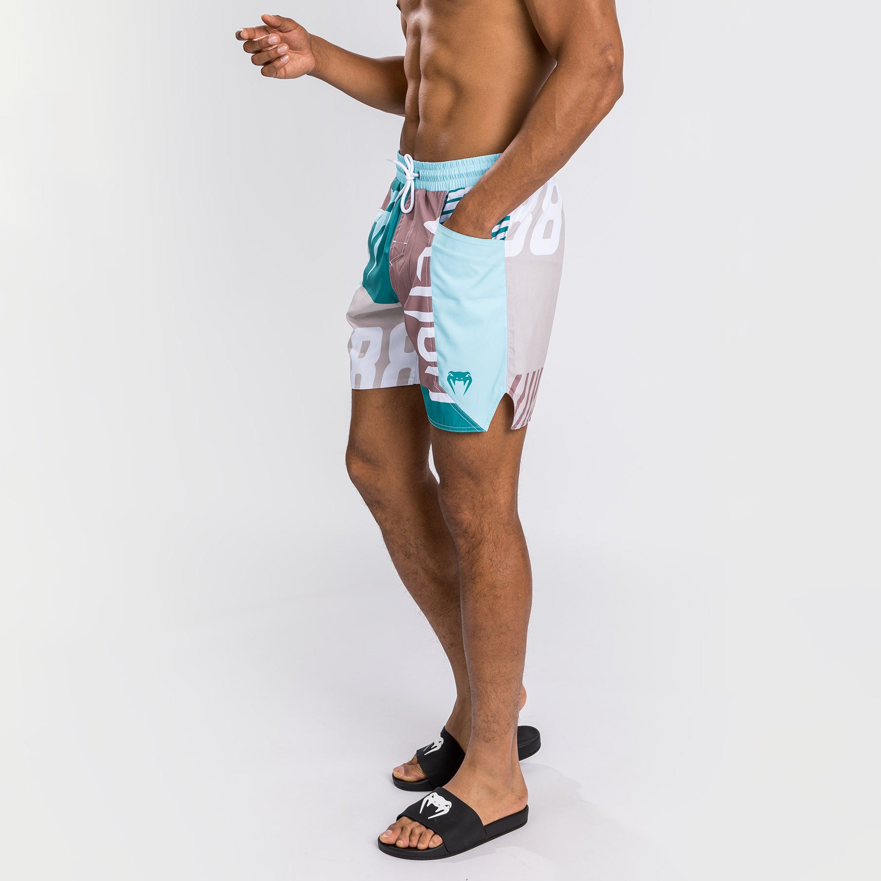 Short De Bain Venum Summer 88 - Clearwater/Bleu Mosaïque - product-type_Shorts de bain