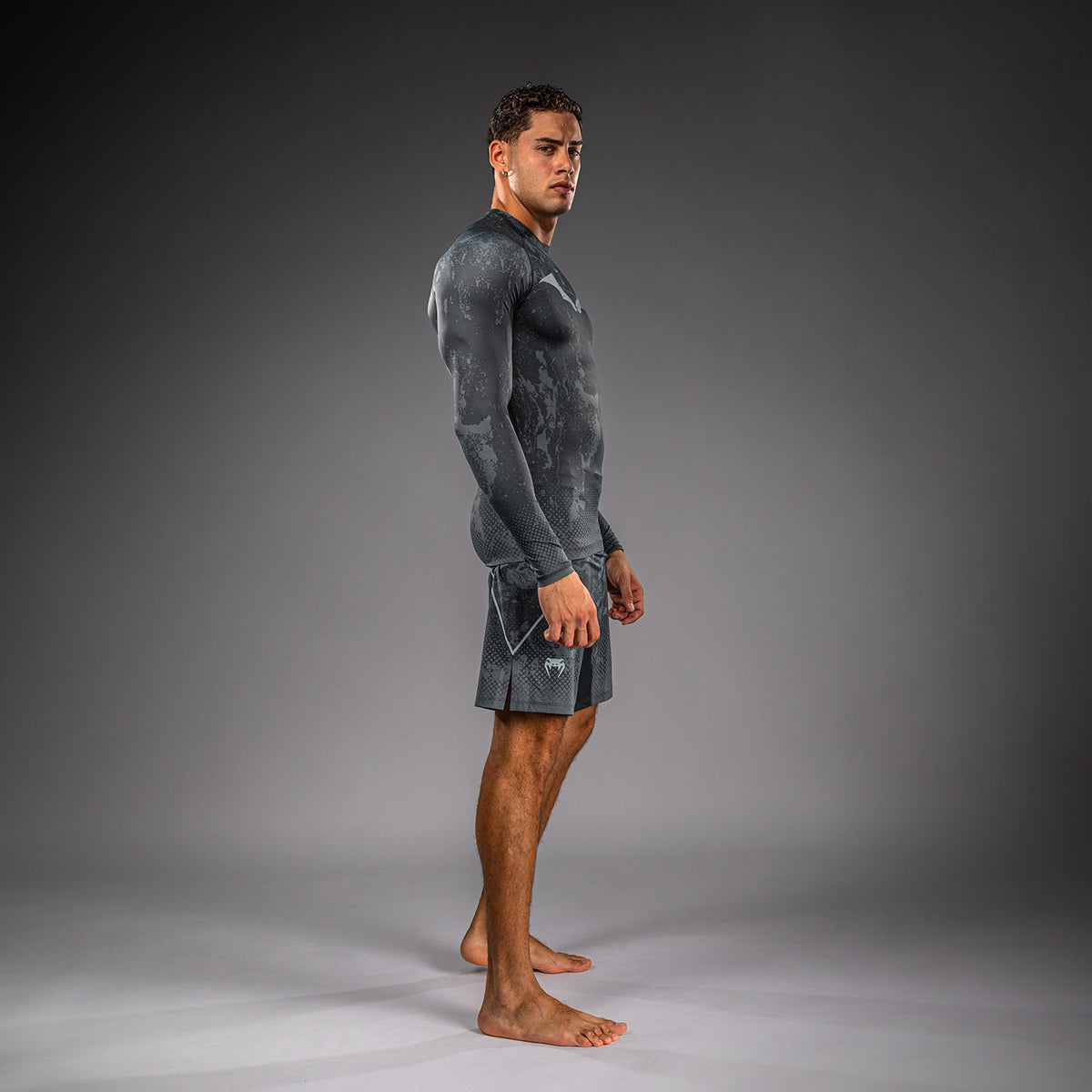 Rashguard à manches longues Venum x Batman - Noir/Gris/Rouge