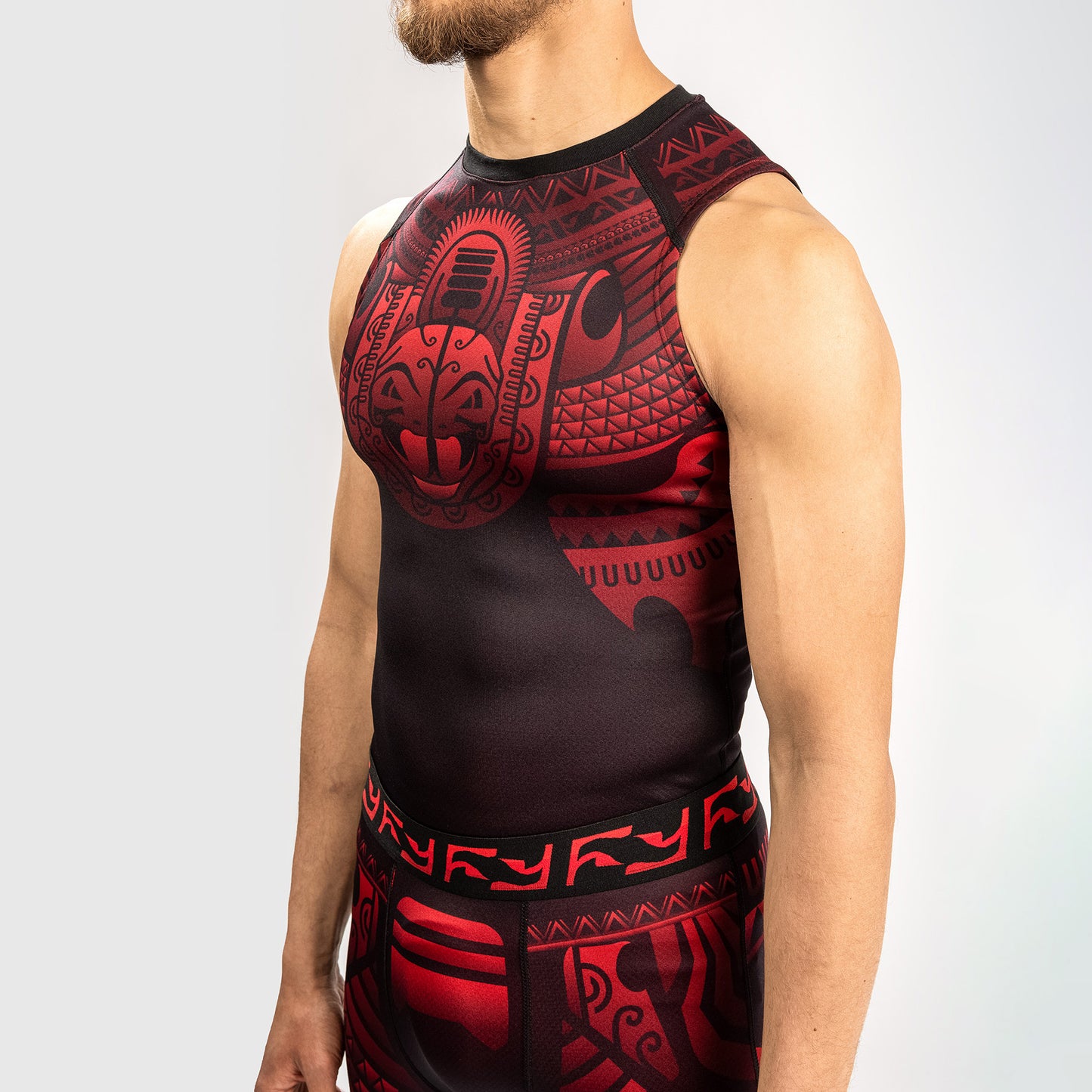 Rashguard Sans Manches Venum Nakahi - Noir/Rouge - product-type_T-Shirts de Compression