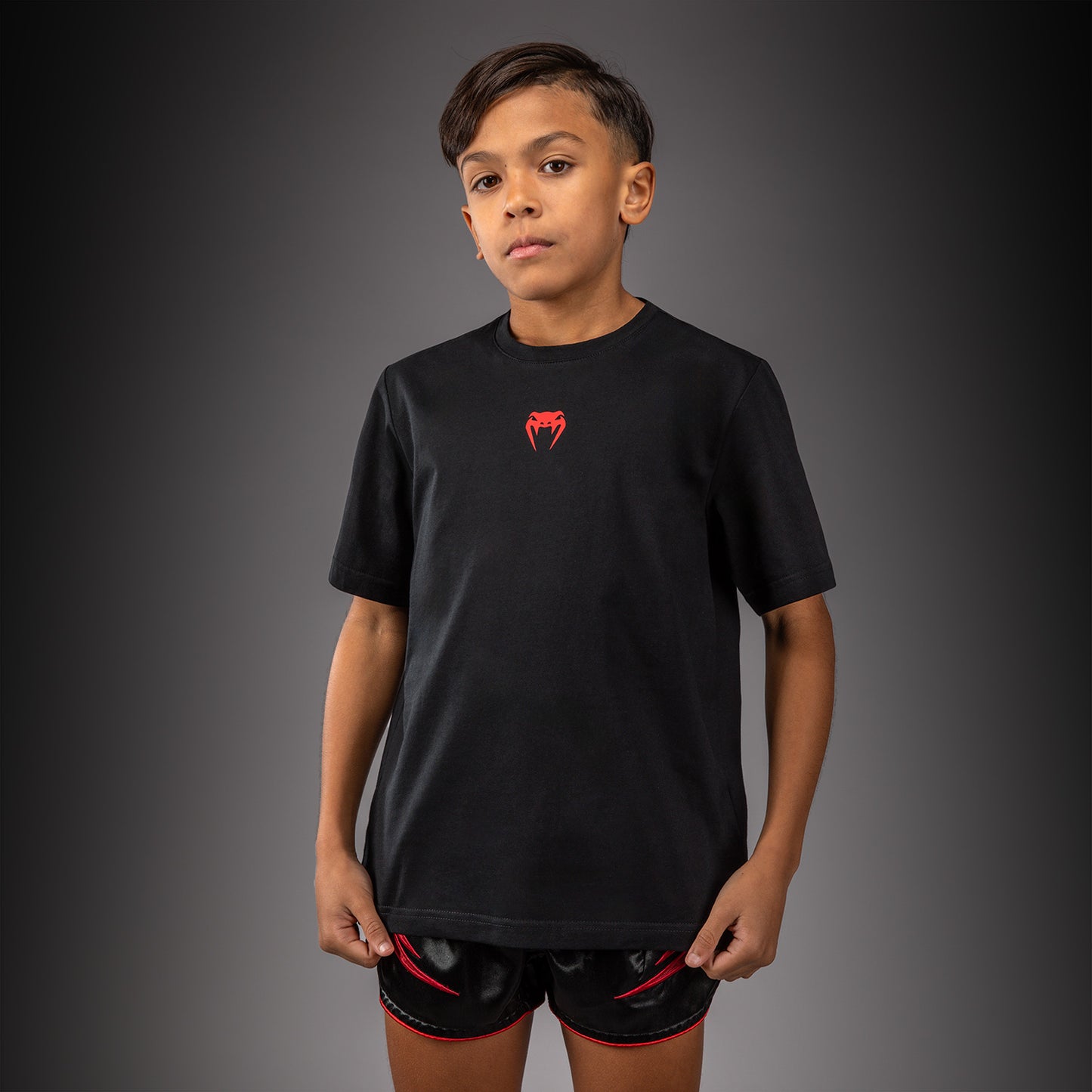 T-shirt en Coton Pour Enfant Venum Attack - Noir/Rouge