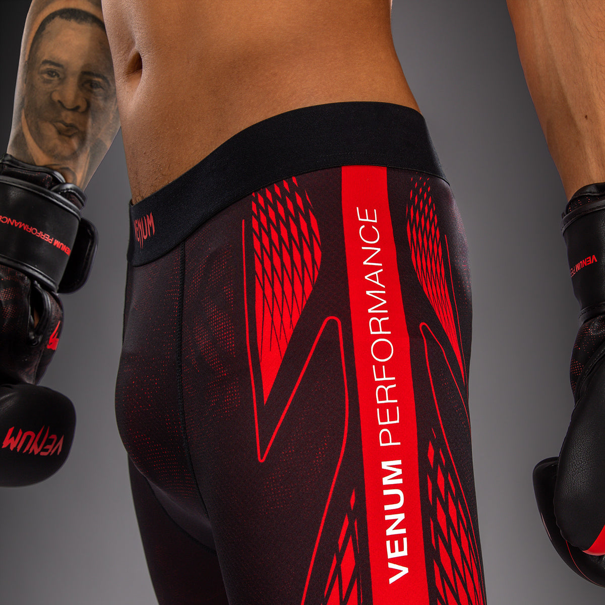 Pantalon de compression Venum Amazonia Reborn - Noir/Rouge