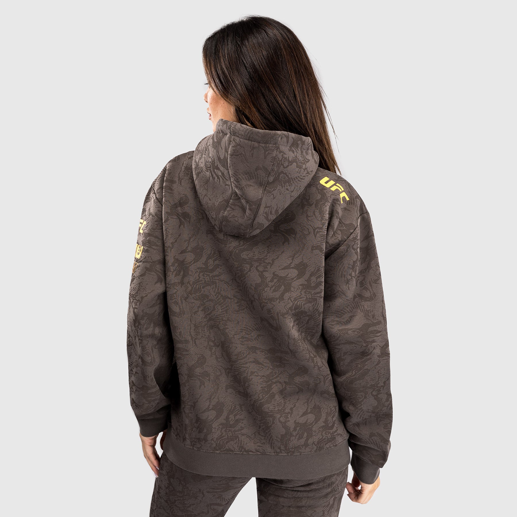 Sweatshirt à Capuche pour Femmes UFC Fusion by Venum Fight Week - Marron Terrestre - product-type_Sweatshirts