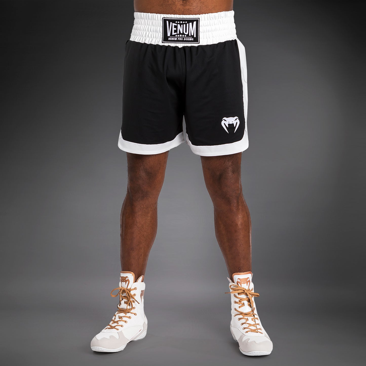 Short de boxe Venum Classic - Noir/Blanc - product-type_Shorts de boxe