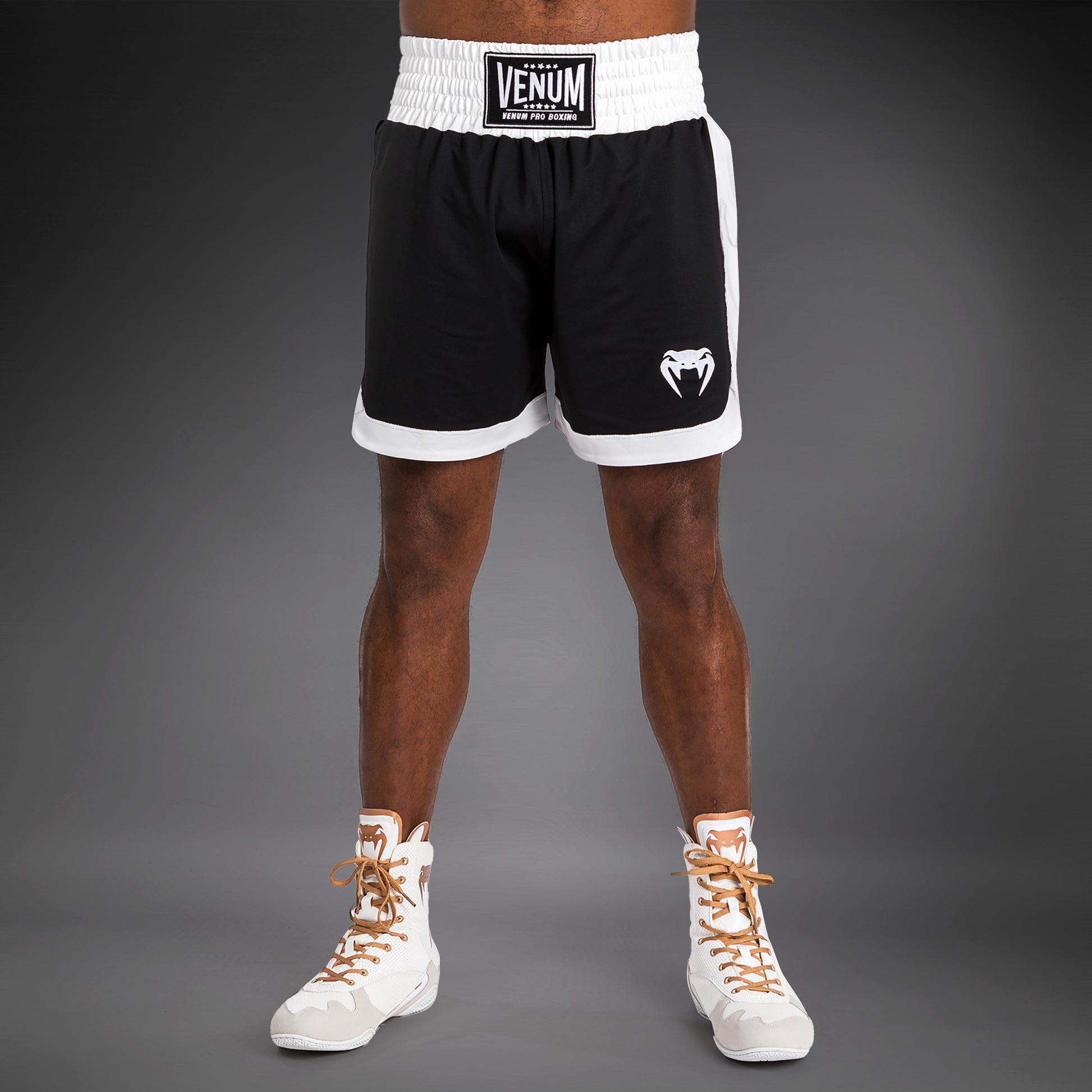 Short de boxe Venum Classic - Noir/Blanc - product-type_Shorts de boxe