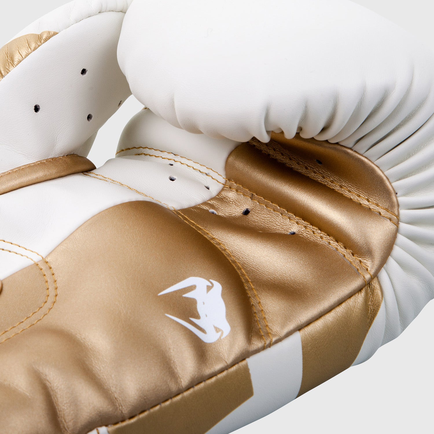 Gants de boxe Venum Elite - Blanc/Doré - product-type_Gants de boxe