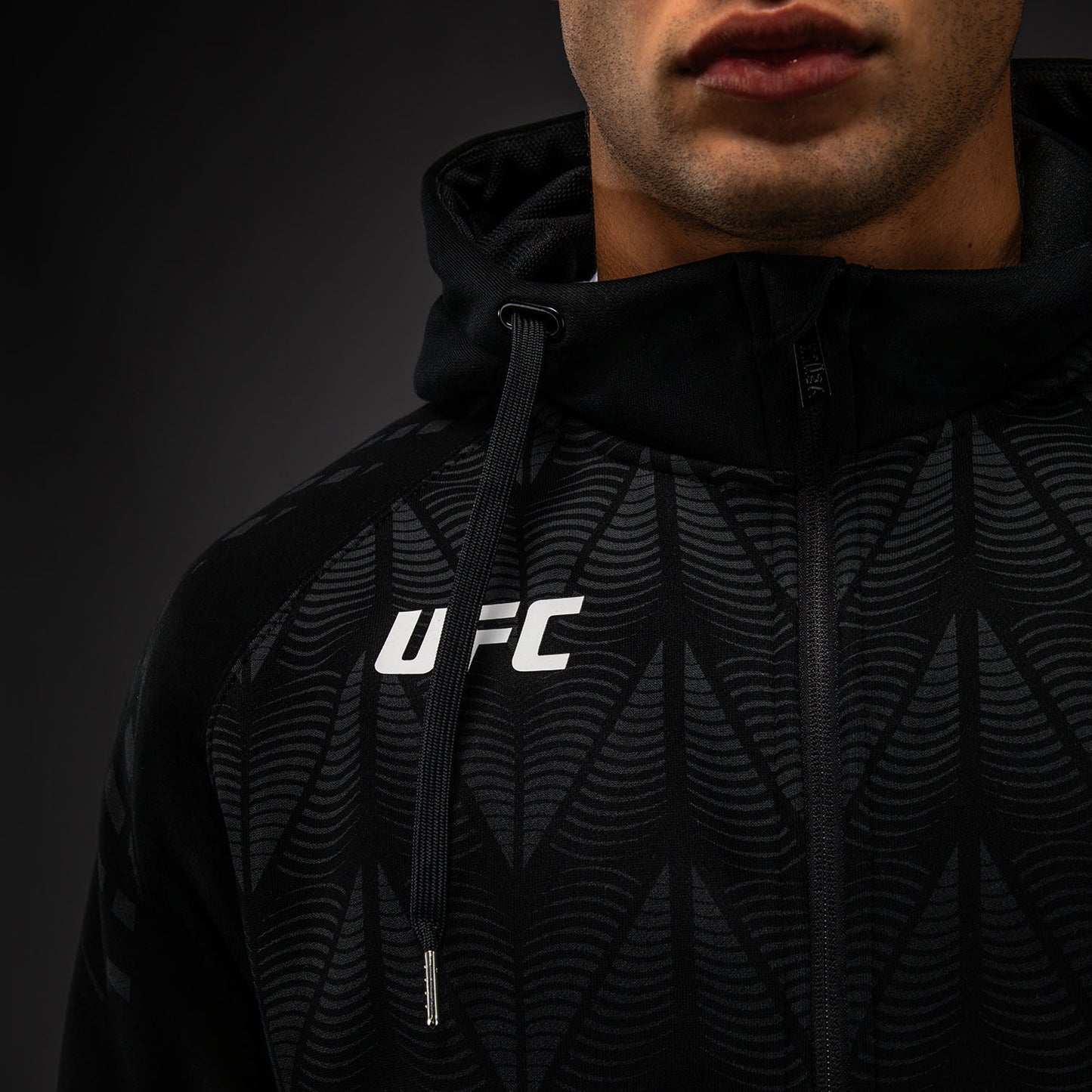 Sweat à capuche zippé Homme UFC Zenith by Venum Replica - Noir - product-type_Sweatshirts